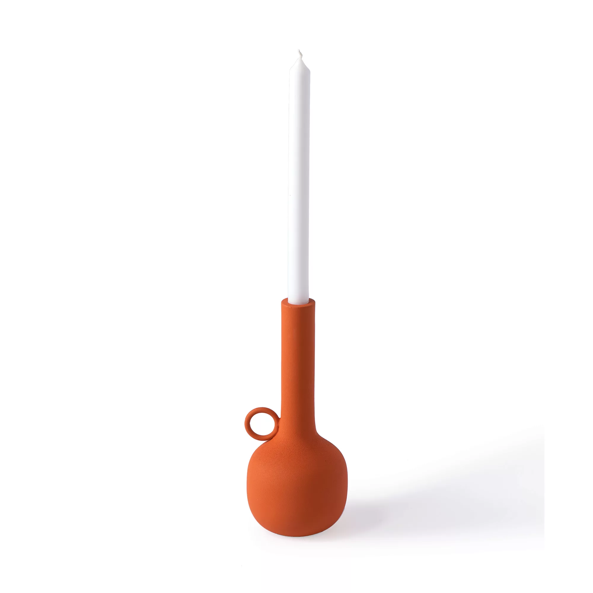 pols potten - Spartan M Kerzenständer - orange/LxBxH 11x10x26cm günstig online kaufen