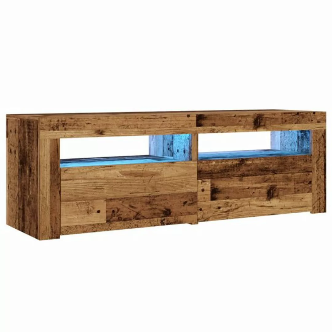 vidaXL TV-Schrank TV-Schrank mit LED Altholz-Optik 120x35x40 cm Holzwerksto günstig online kaufen