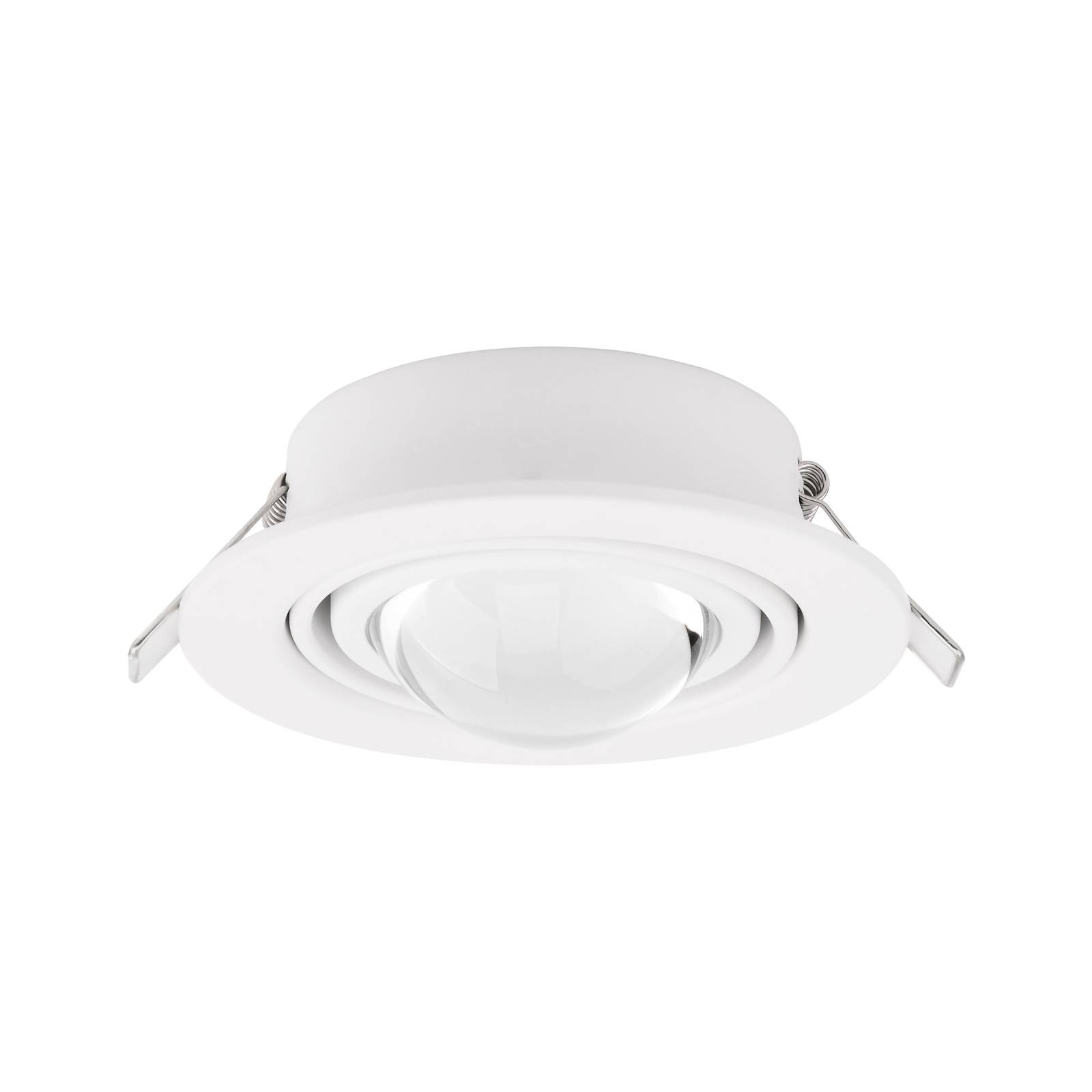 Lindby Einbaustrahler Jyla, weiß, 4.200 K, Ø 13 cm, Linse günstig online kaufen