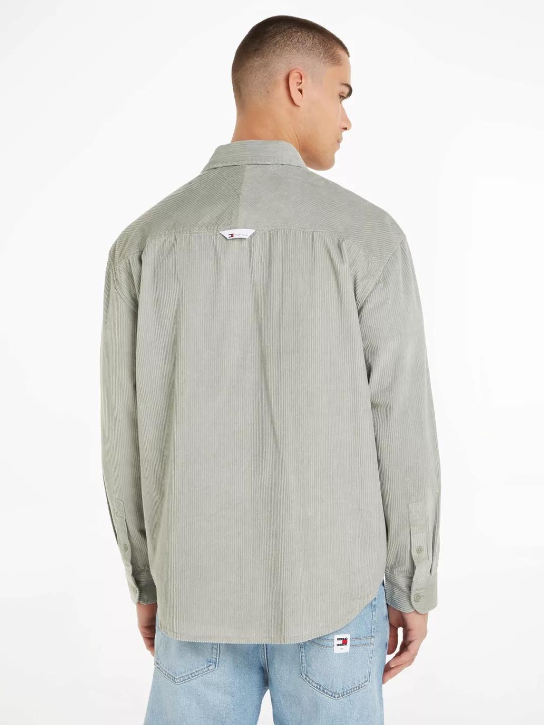 Tommy Jeans Langarmhemd TJM RLX CHNKY CORDUROY SHIRT EXT mit Brusttasche günstig online kaufen