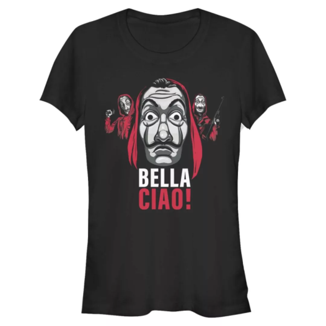 Netflix - Haus des Geldes - Gruppe Ciao Masked Trio - Frauen T-Shirt günstig online kaufen