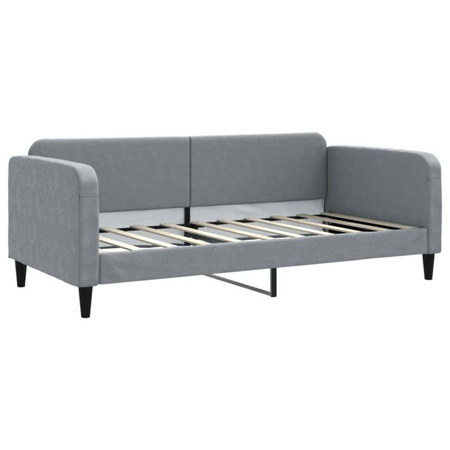 vidaXL Bett Tagesbett Hellgrau 90x190 cm Stoff günstig online kaufen