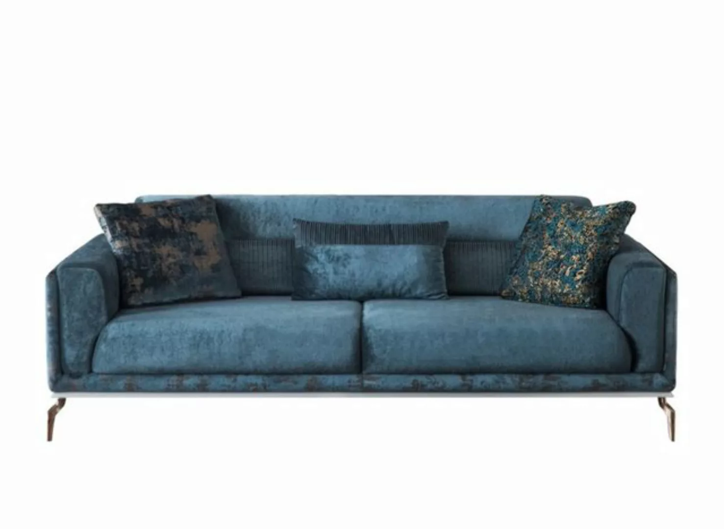 Xlmoebel 3-Sitzer Luxuriöses grünes Designsofa für das Wohnzimmer, 3-Sitzer günstig online kaufen