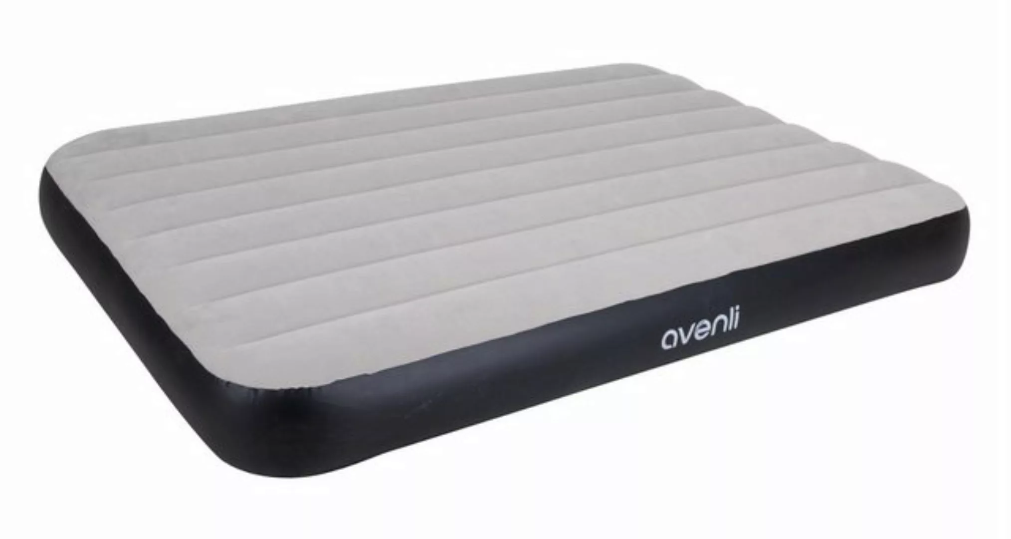 Avenli Luftbett Avenli aufblasbares Luftbett / Campingmatratze grau 191x137 günstig online kaufen