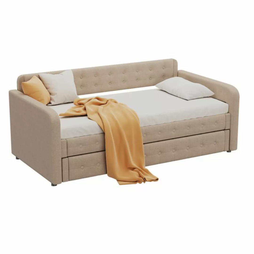 HAUSS SPOLE Daybett 90*200cm mit ausziehbares rollbett, großer Stauraum, Du günstig online kaufen