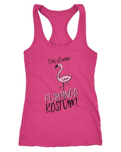 Tanktop Damen Tanktop Fasching Das ist mein Flamingo Kostüm Faschings-Shirt günstig online kaufen