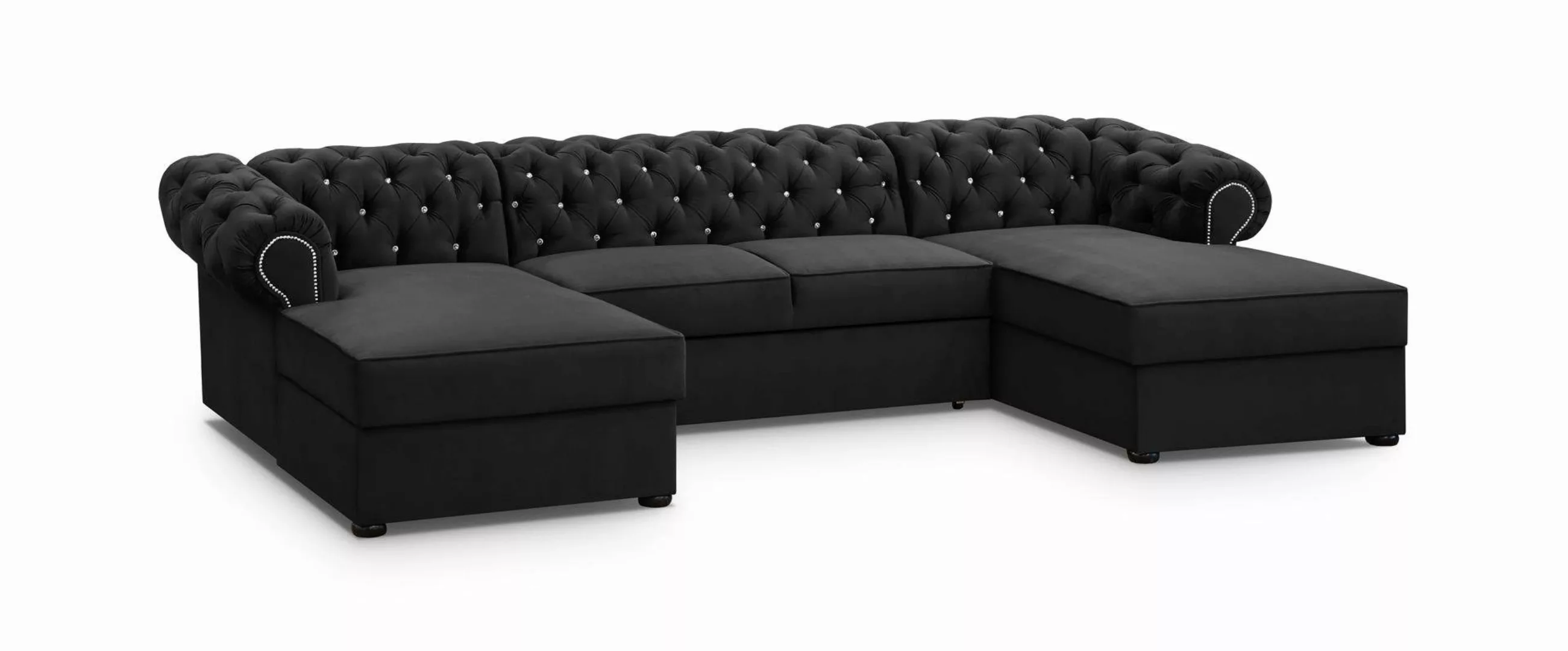 Beautysofa Ecksofa mit Schlaffunktion und zwei günstig online kaufen