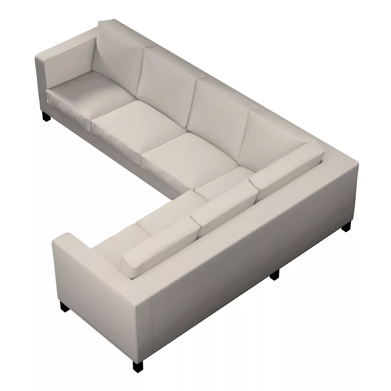 Bezug für Karlanda Sofa Ecke links, hellbeige, 36cm x 30cm x 50cm, Bouclé ( günstig online kaufen