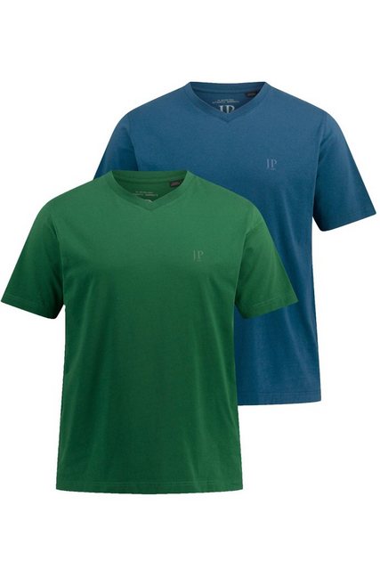 JP1880 T-Shirt JP1880 T-Shirts Basic 2er-Pack V-Ausschnitt (2-tlg) günstig online kaufen