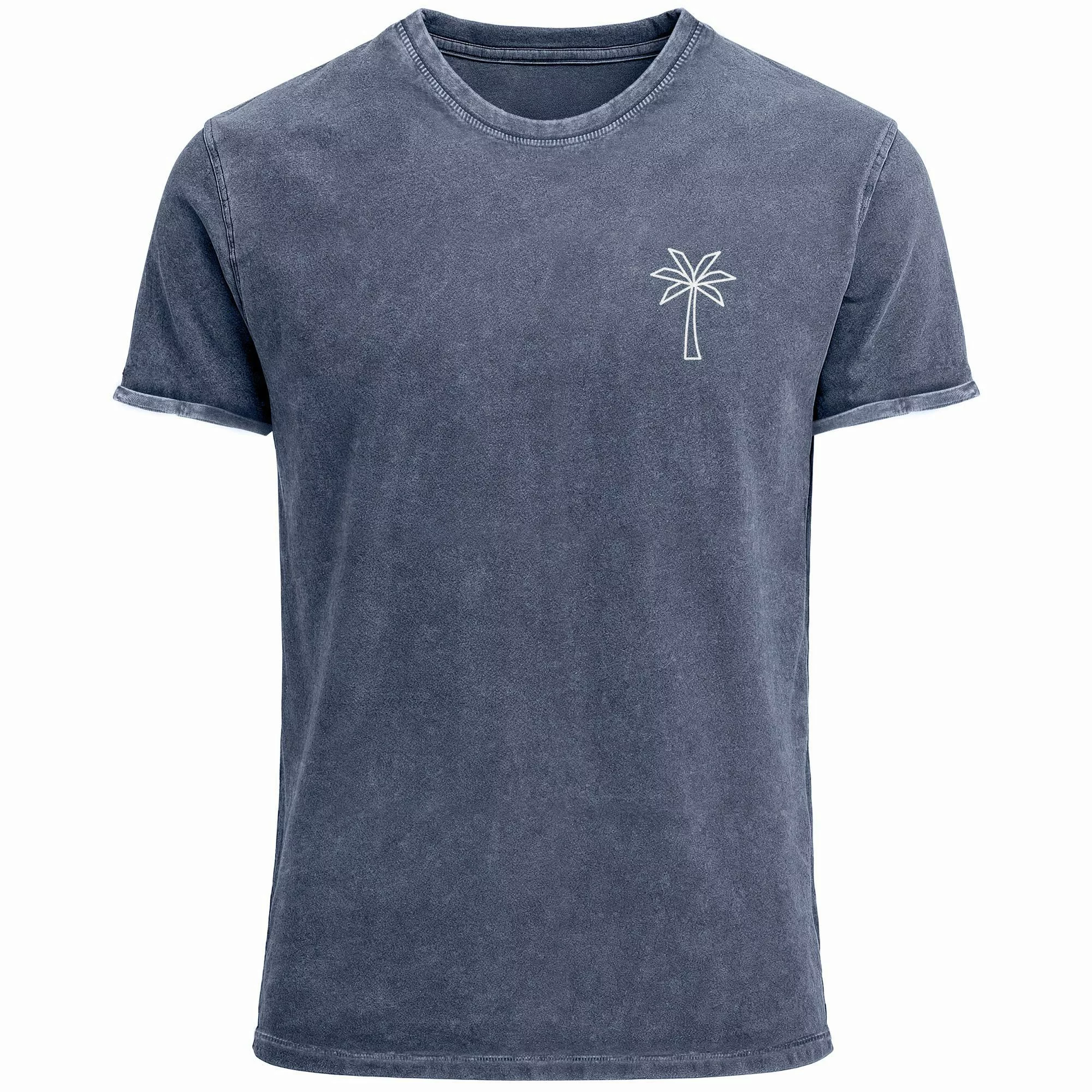 Neverless Print-Shirt Herren T-Shirt mit Palmen günstig online kaufen