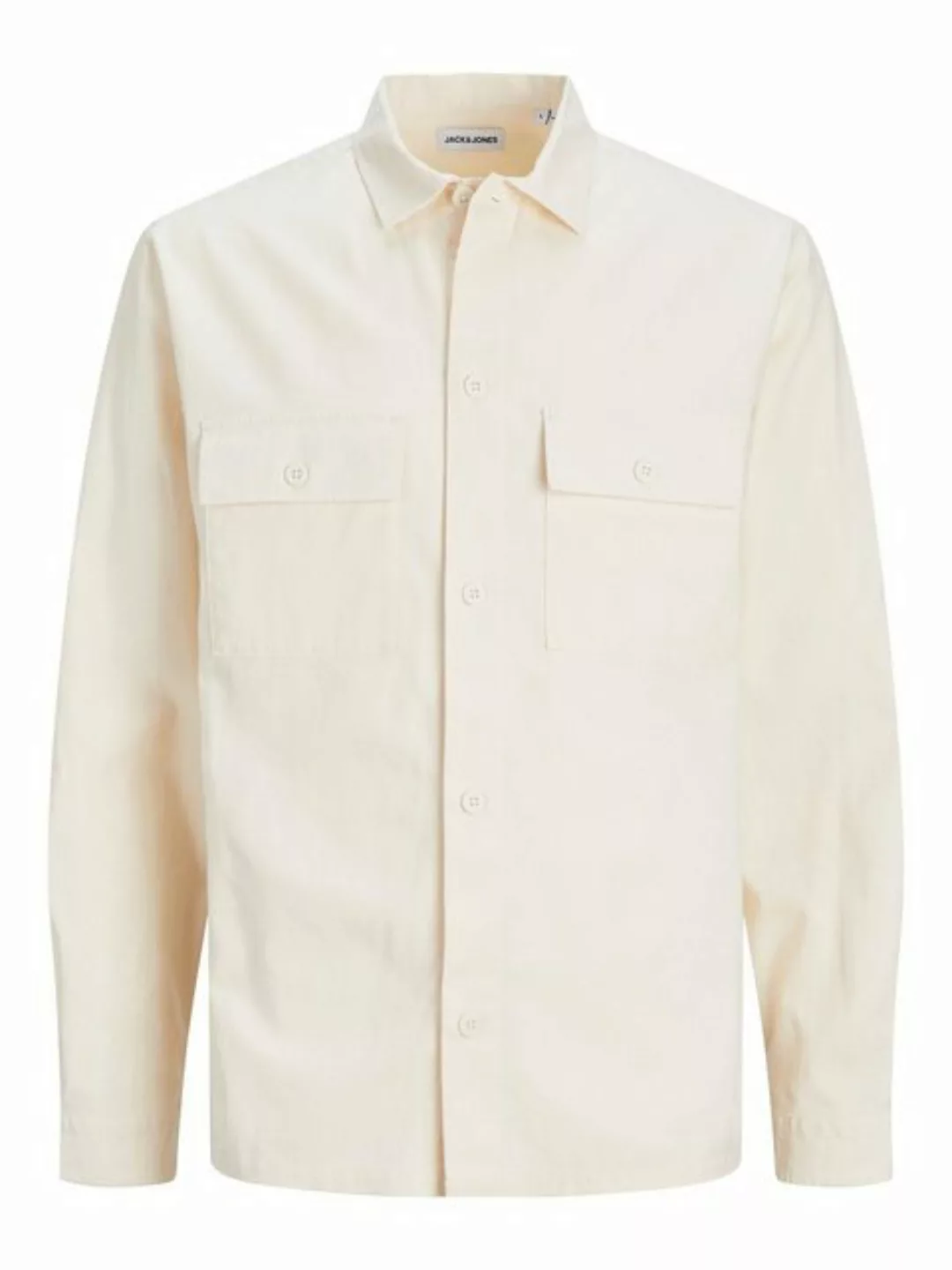 Jack & Jones Langarmhemd JJEVENICE LINEN BLEND OVERSHIRT LS SN günstig online kaufen