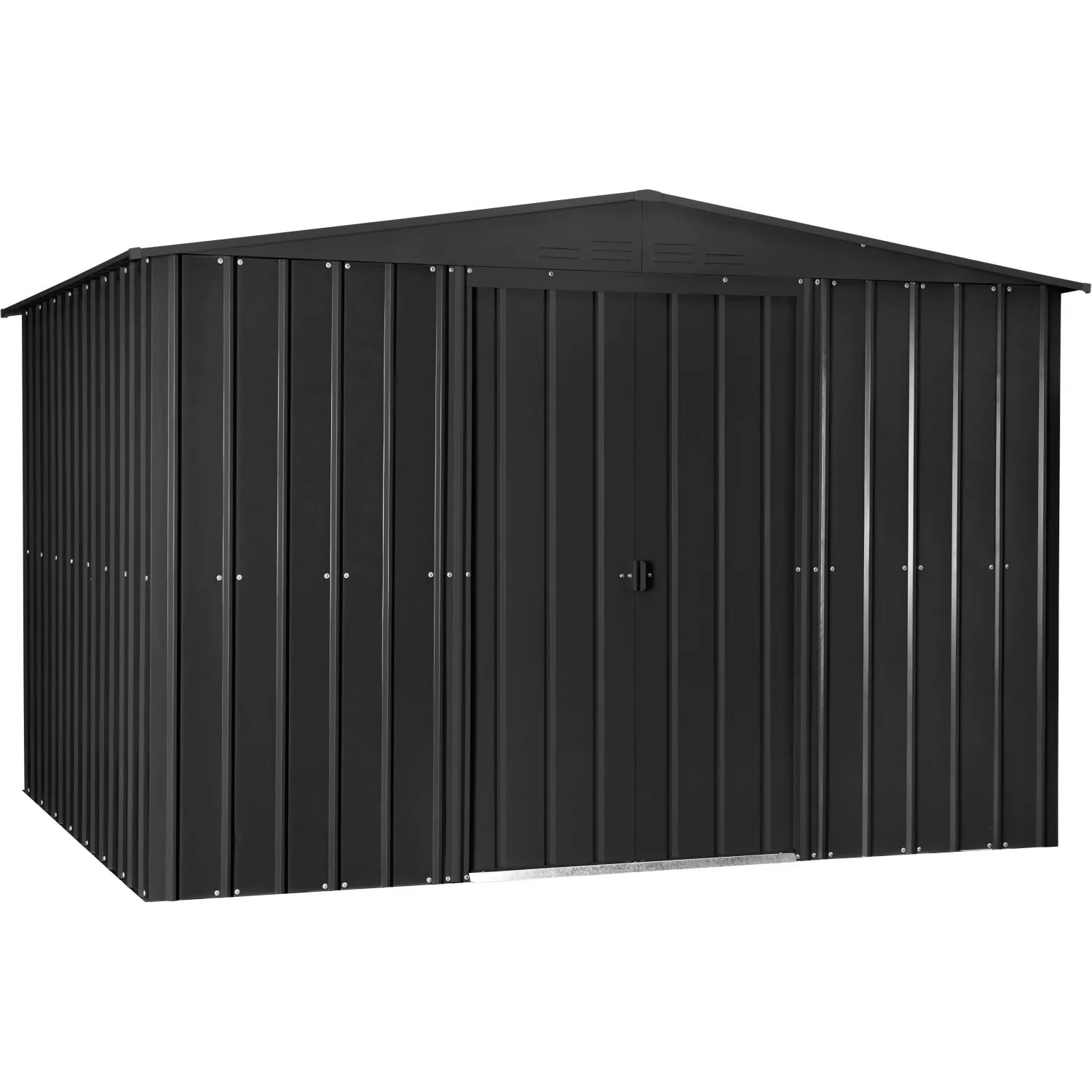 Globel Industries Metall-Gerätehaus 10x10 Anthrazit B x T: 295 cm x 299 cm günstig online kaufen