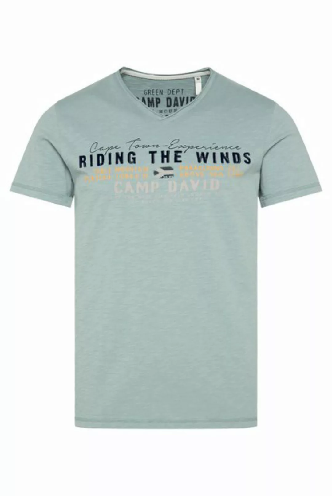 CAMP DAVID T-Shirt T-Shirt PARAGLIDING CAPE TOWN Kurzarmshirt (1-tlg) günstig online kaufen