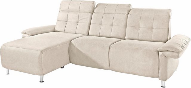 Places of Style Ecksofa "Manhattan L-Form", 2 Sitze mit elektrischer Relaxf günstig online kaufen