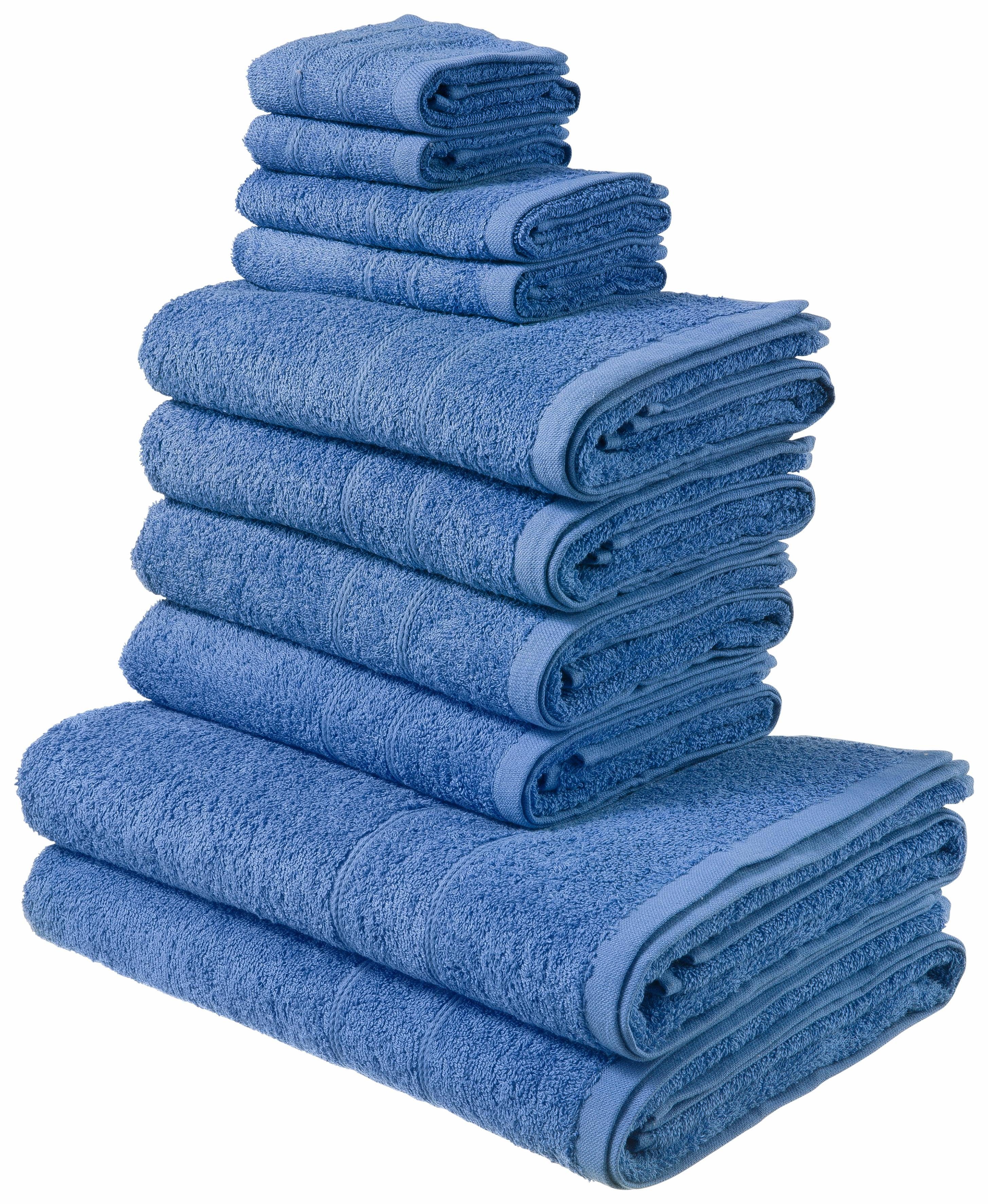 my home Handtuch Set Inga, Duschtücher, günstig online kaufen