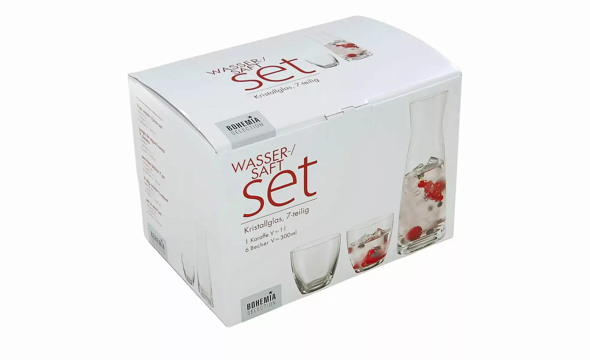 BOHEMIA Wasser-Saft-Set  Libera ¦ transparent/klar ¦ Glas Gläser & Karaffen günstig online kaufen