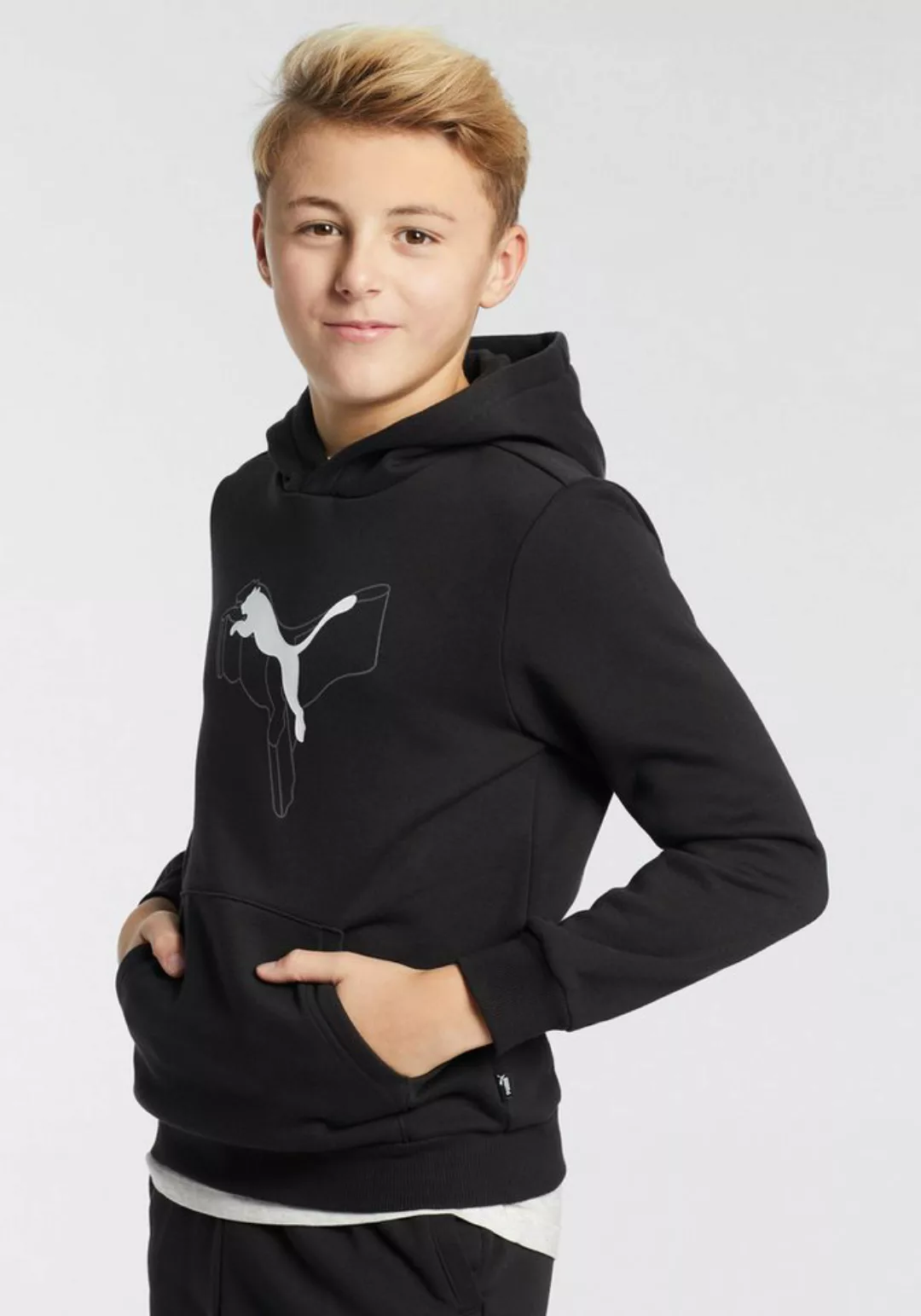 PUMA Kapuzensweatshirt ESS+ LOGO LAB CAT HOODIE FL B günstig online kaufen