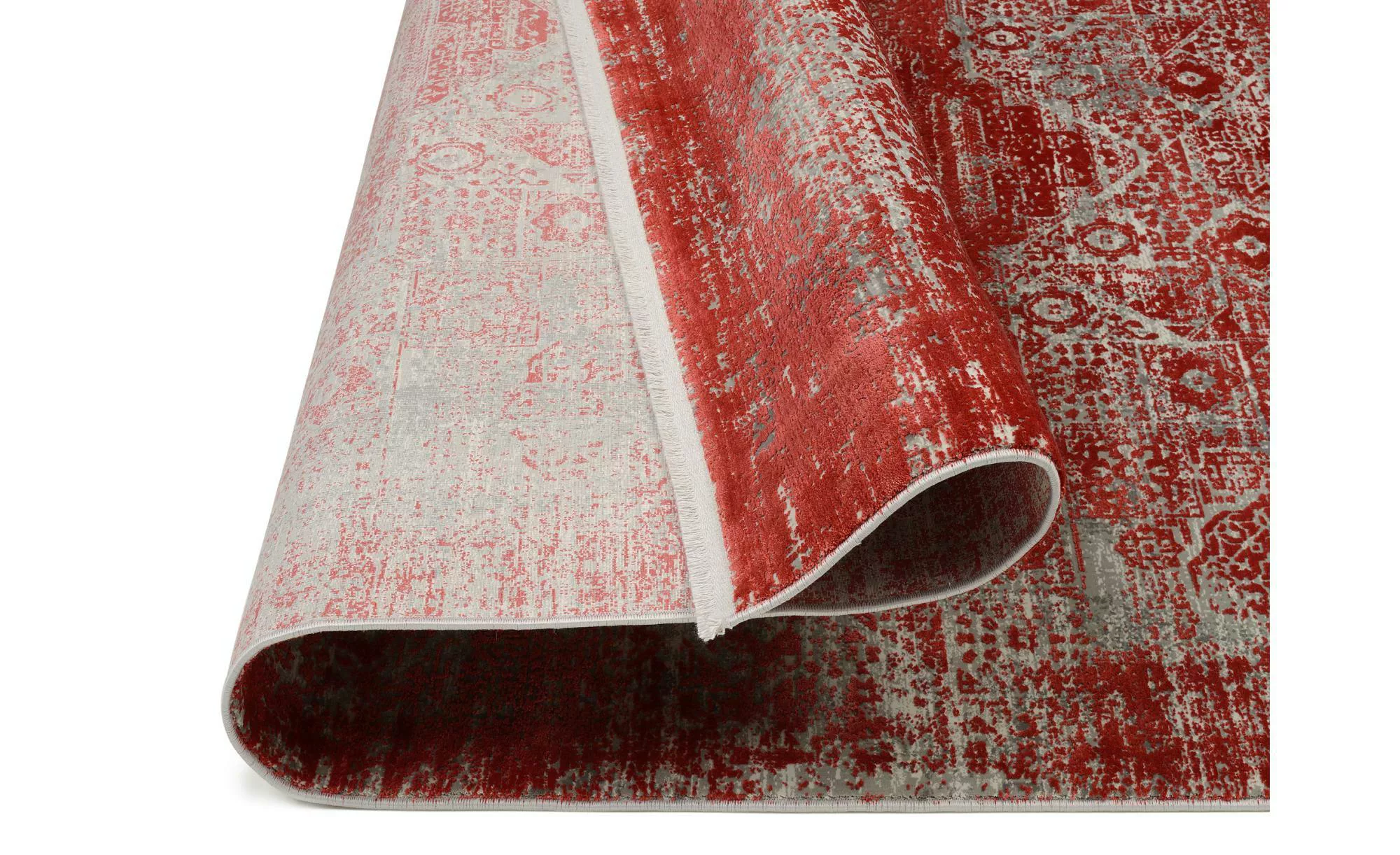 Teppich ¦ rot ¦ Synthetische Fasern ¦ Maße (cm): B: 240 H: 0,8 Teppiche > W günstig online kaufen