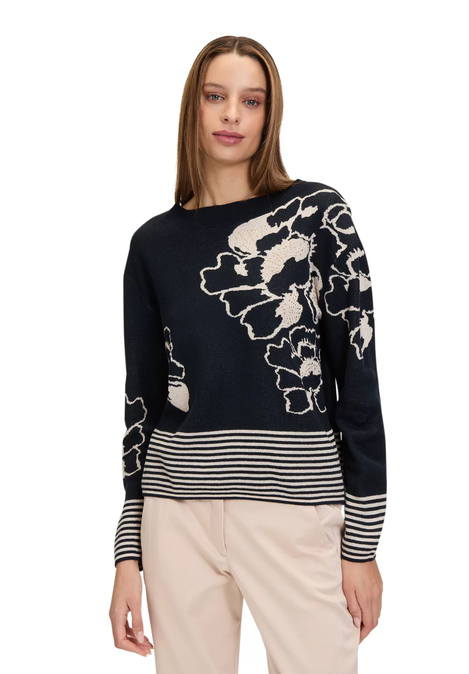 Betty Barclay Strickpullover "Betty Barclay Feinstrickpullover mit Jacquard günstig online kaufen