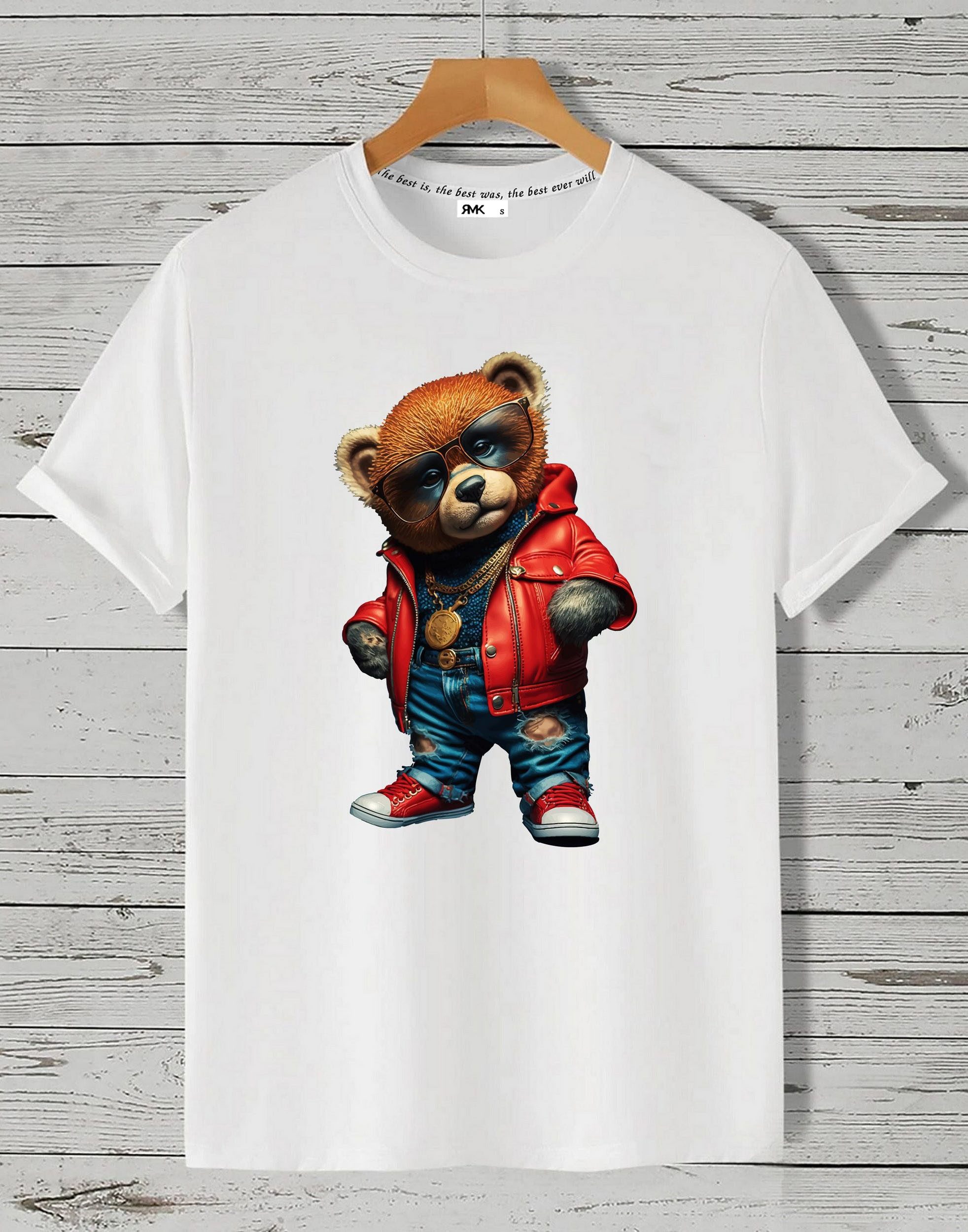 RMK T-Shirt Herren Shirt Sommer Teddybär günstig online kaufen