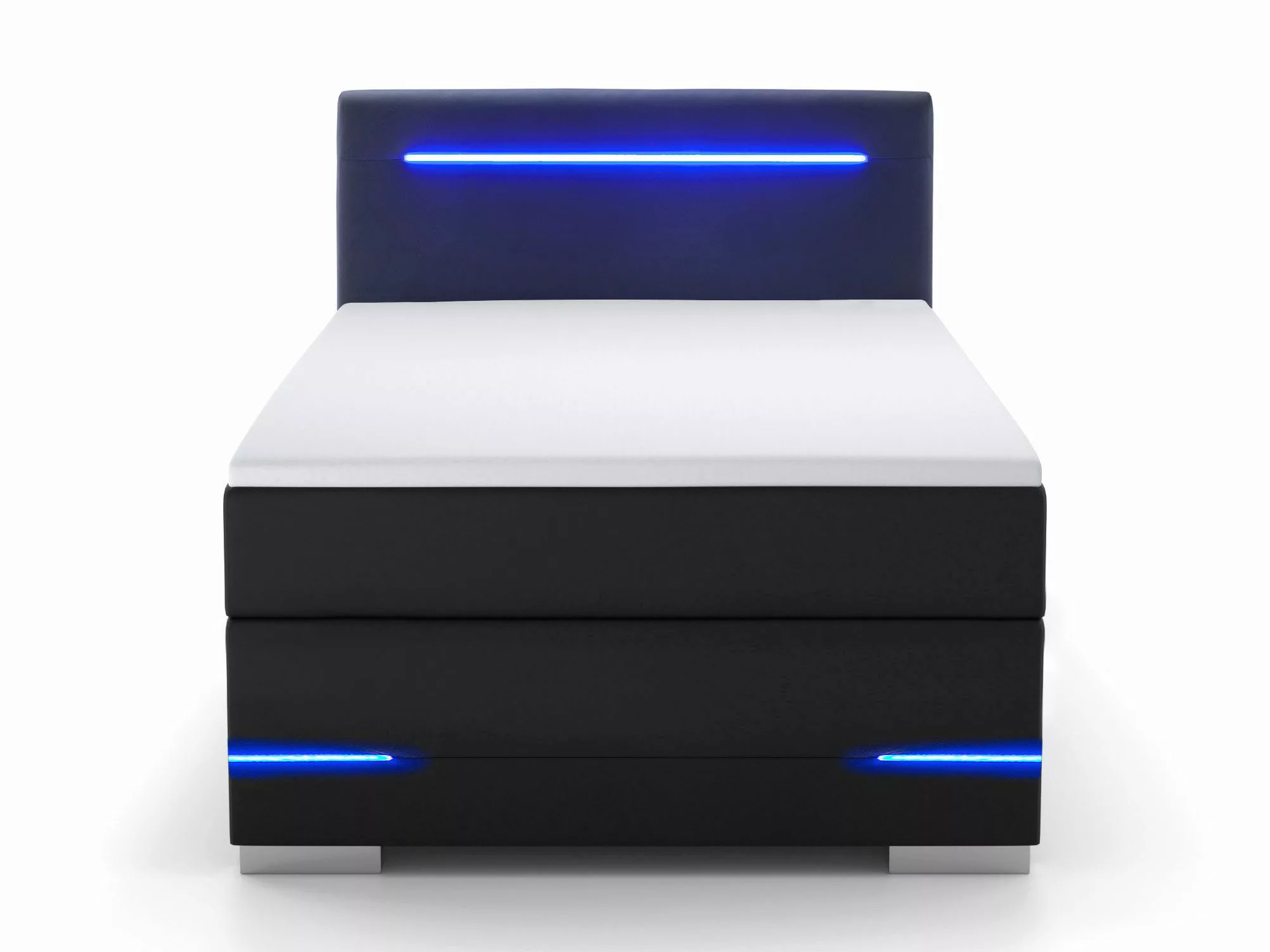 wonello Boxspringbett Lennox, mit LED-Beleuchtung, 2x günstig online kaufen