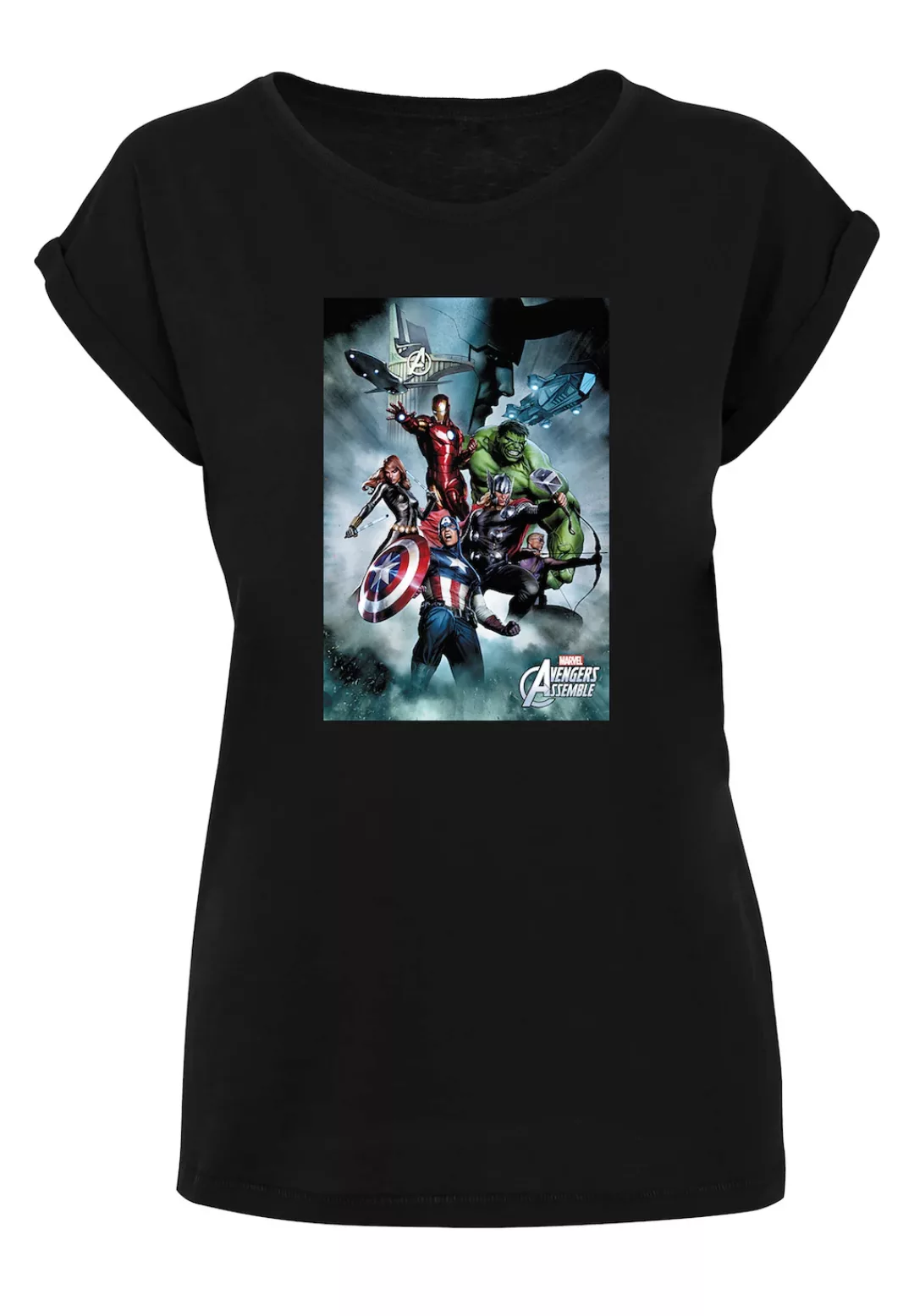 F4NT4STIC T-Shirt "Marvel Avengers Assemble", Print günstig online kaufen