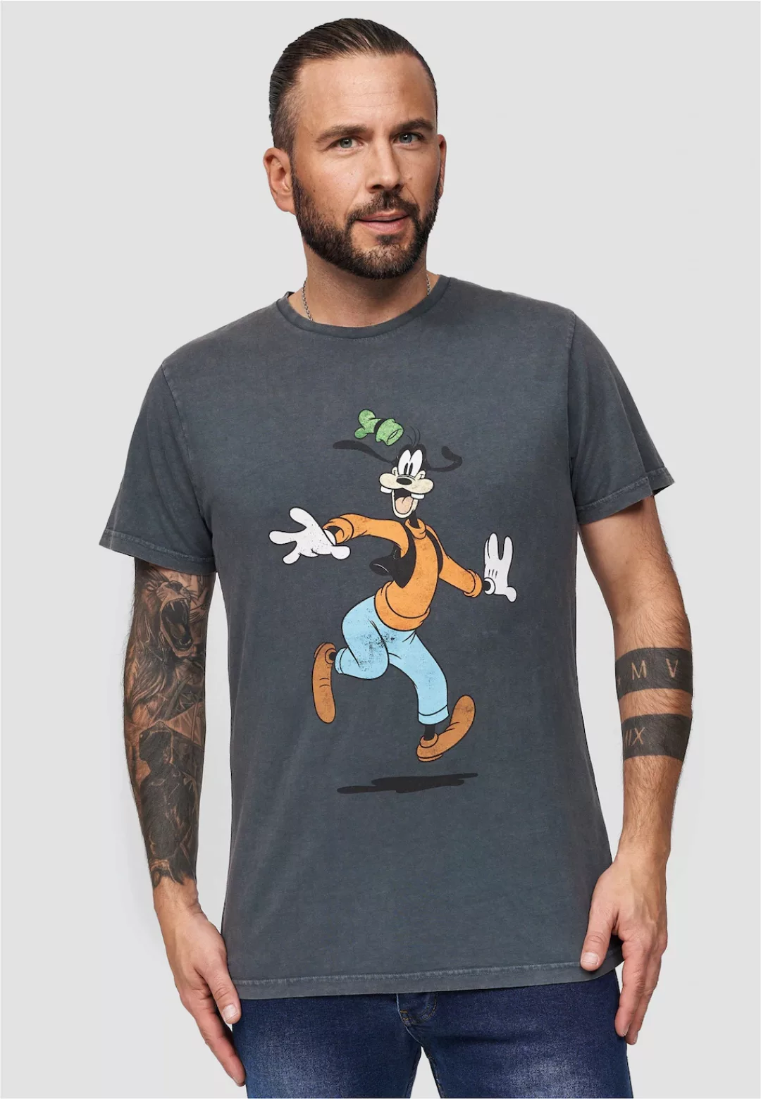 Recovered T-Shirt "Disney Excited Goofy", im lockeren Schnitt günstig online kaufen