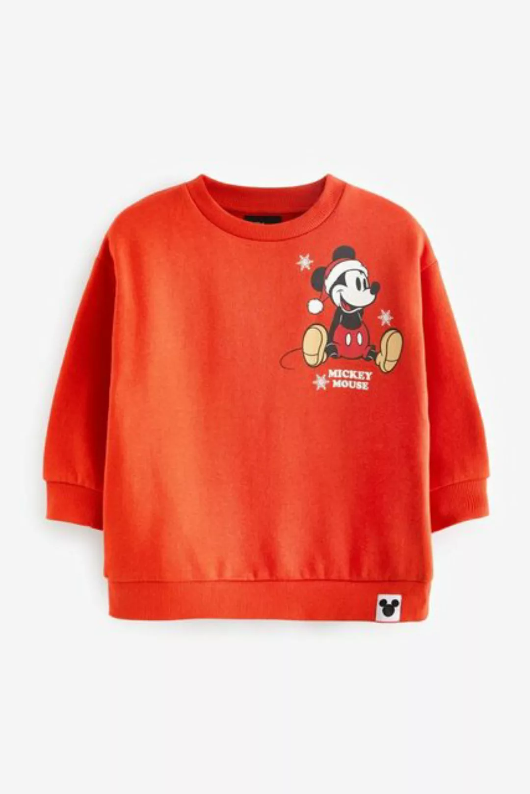 Next Sweatshirt Micky Maus Weihnachtspullover aus Jersey (1-tlg) günstig online kaufen
