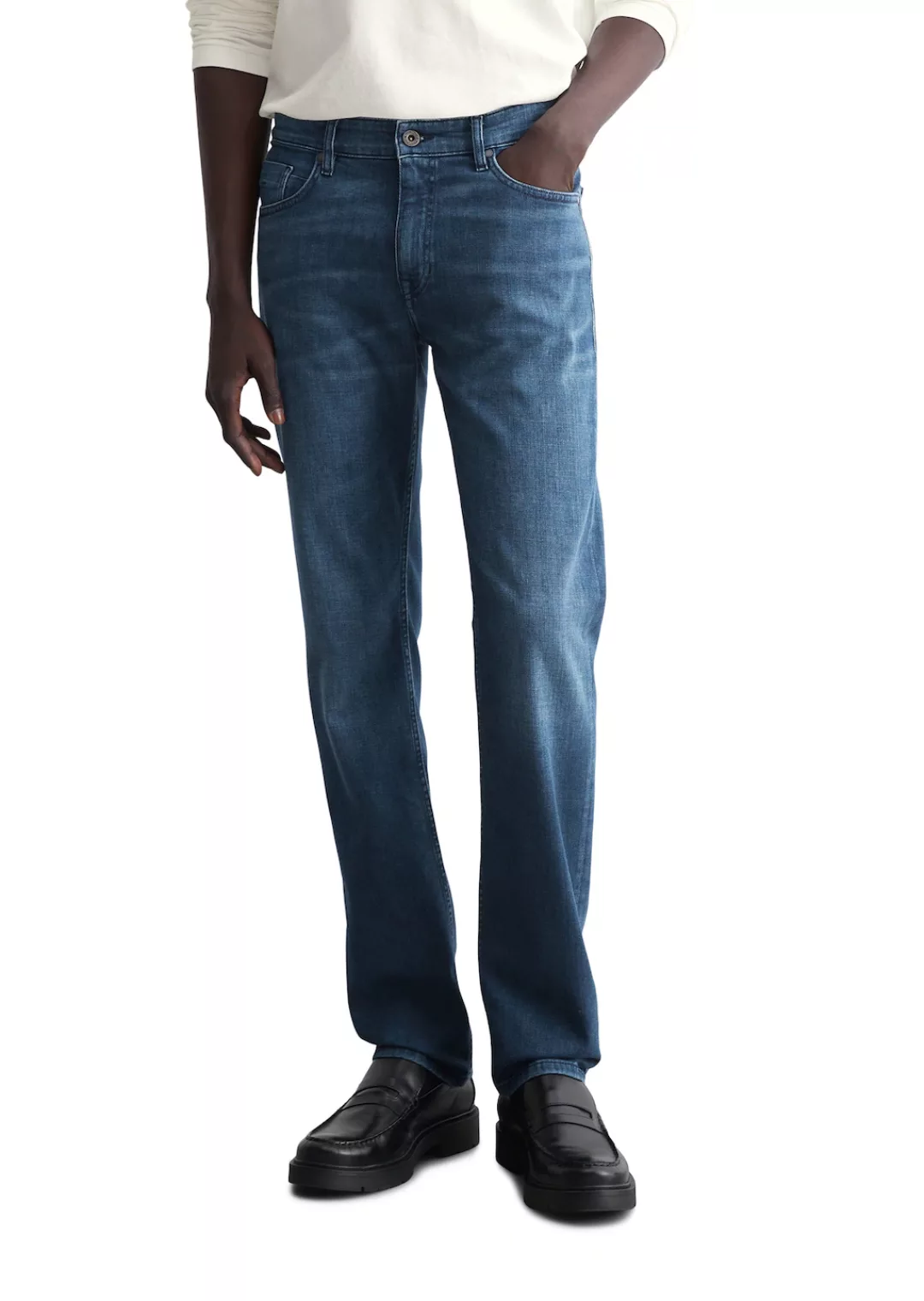 Marc OPolo Regular-fit-Jeans "aus softem Cashmere-Touch-Denim" günstig online kaufen