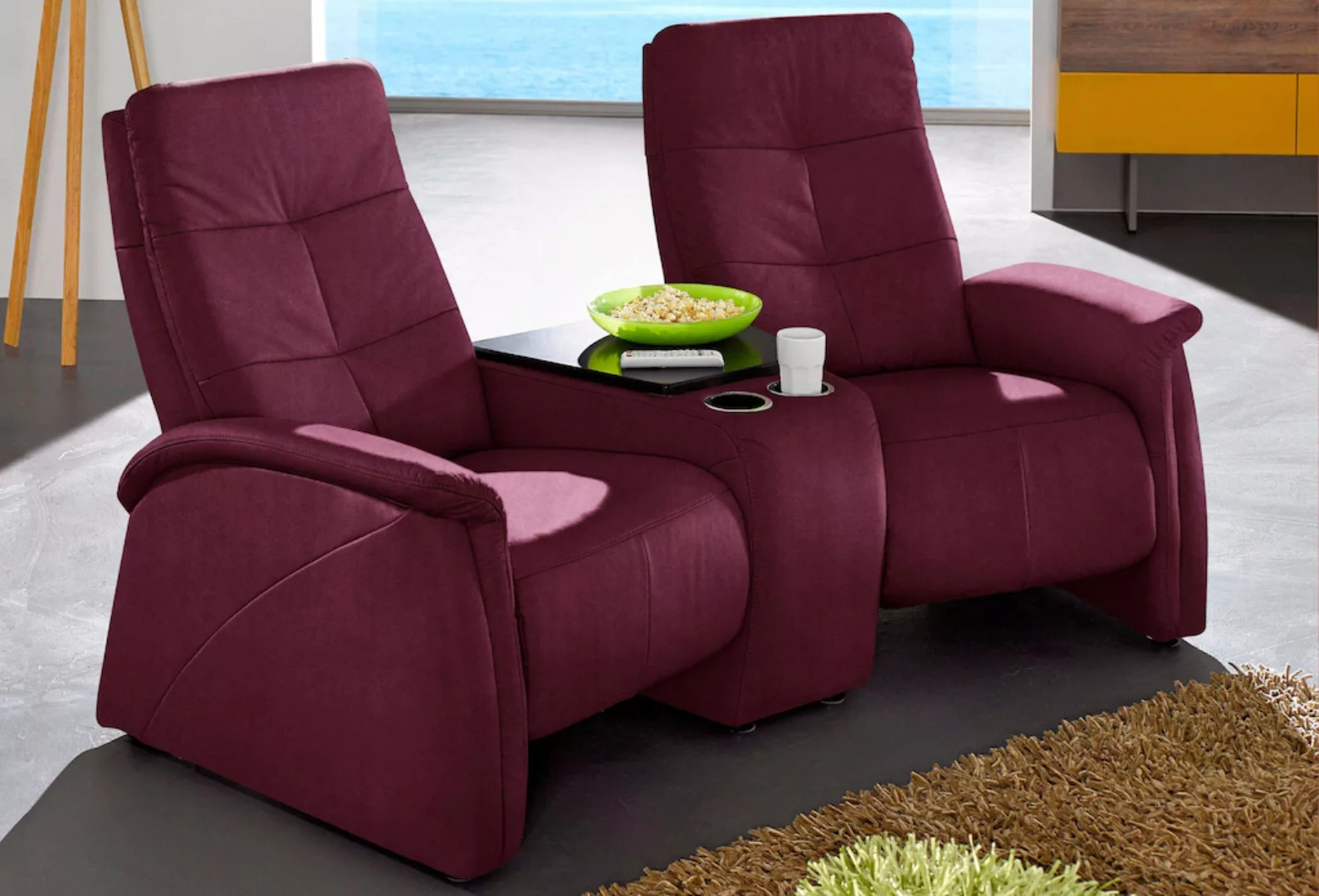 exxpo - sofa fashion 2-Sitzer Tivoli, mit Relaxfunktion, integrierter Tisch günstig online kaufen