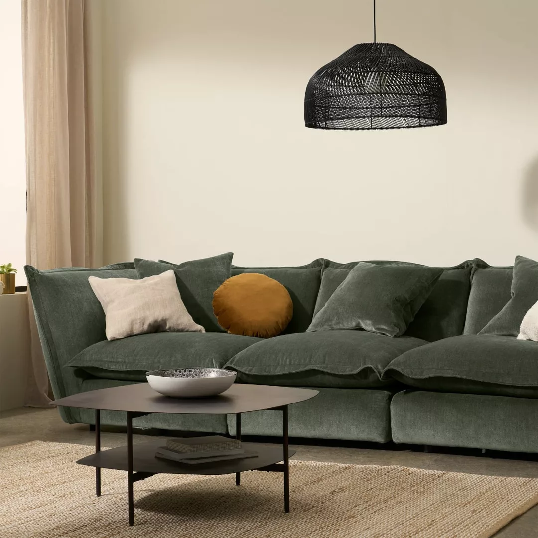 Fernsby Sofa-Modul, Chenille in Atlantikblau - MADE.com günstig online kaufen