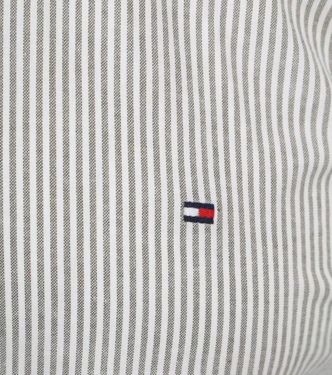 Tommy Hilfiger Hemd 1985 Oxford Gestreift Hellgrün - Größe M günstig online kaufen