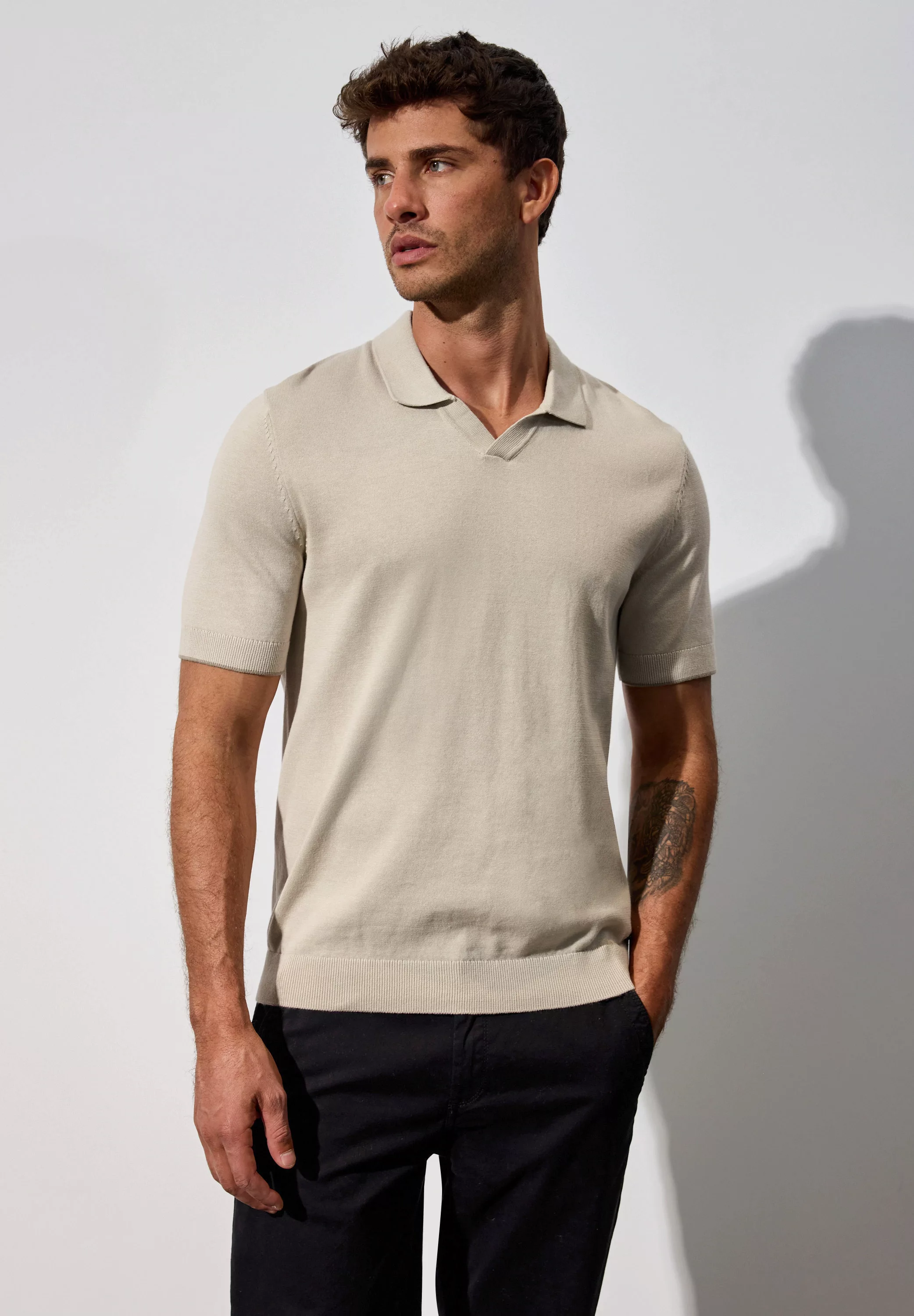 STREET ONE MEN Poloshirt, aus reiner Baumwolle günstig online kaufen