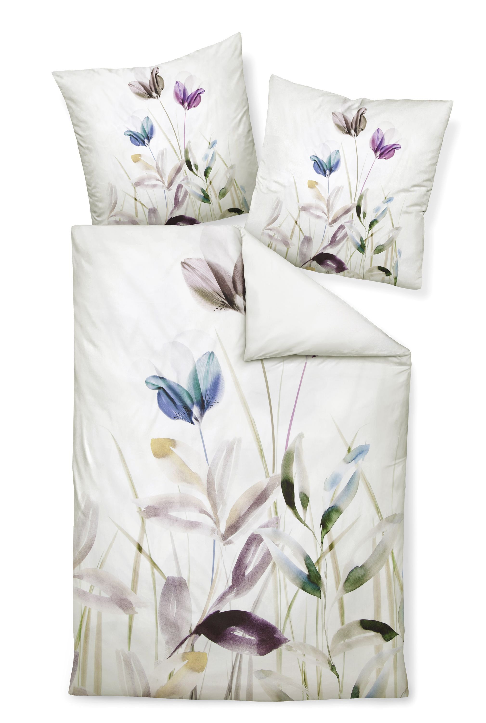 Janine Bettwäsche Mako-Baumwolle, Mako-Satin, 2 teilig, günstig online kaufen