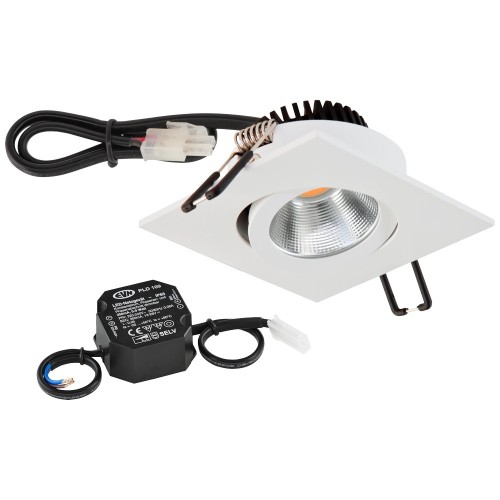EVN Lichttechnik LED-Deckeneinbauleuchte 4000K 230V IP20 PC24N90140 ws - PC günstig online kaufen