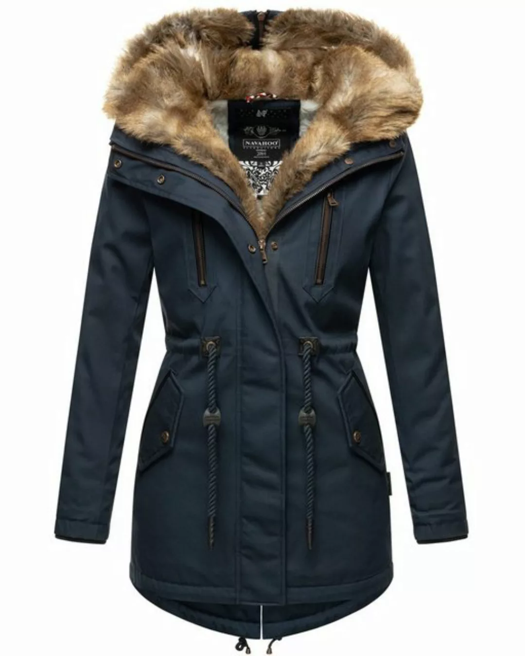 Navahoo Winterjacke Diamond Designer Winterjacke mit Teddyfell gefüttert günstig online kaufen