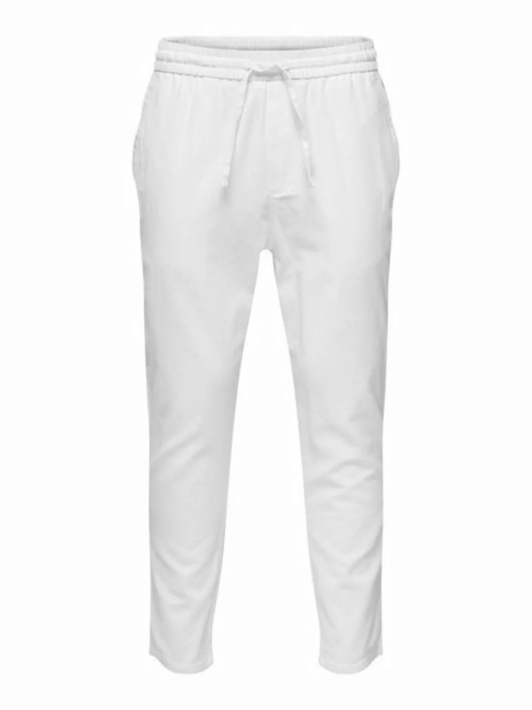 Only & Sons Herren Sweatpant ONSLINUS CROP LIN - Tapered Fit günstig online kaufen