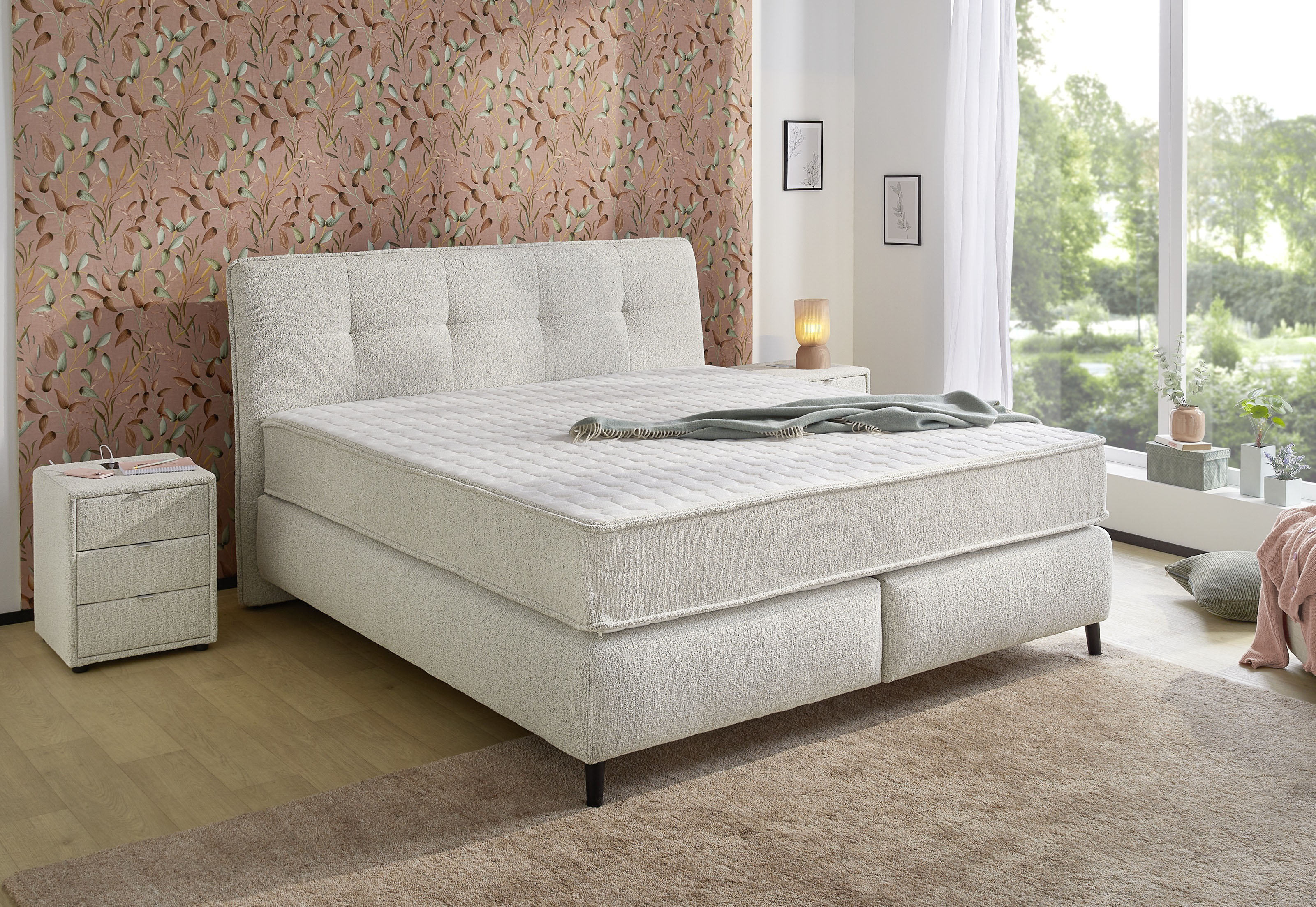 Jockenhöfer Gruppe Boxspringbett »King-Size in der Breite 180cm«, Extradick günstig online kaufen