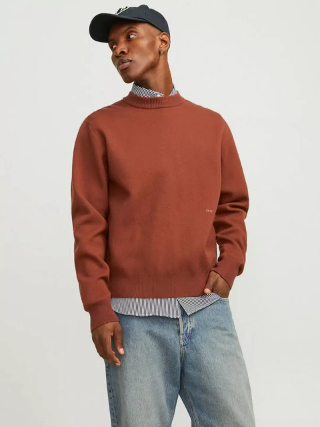 Jack & Jones Rundhalspullover JORVESTERBRO KNIT CREW NECK SN günstig online kaufen