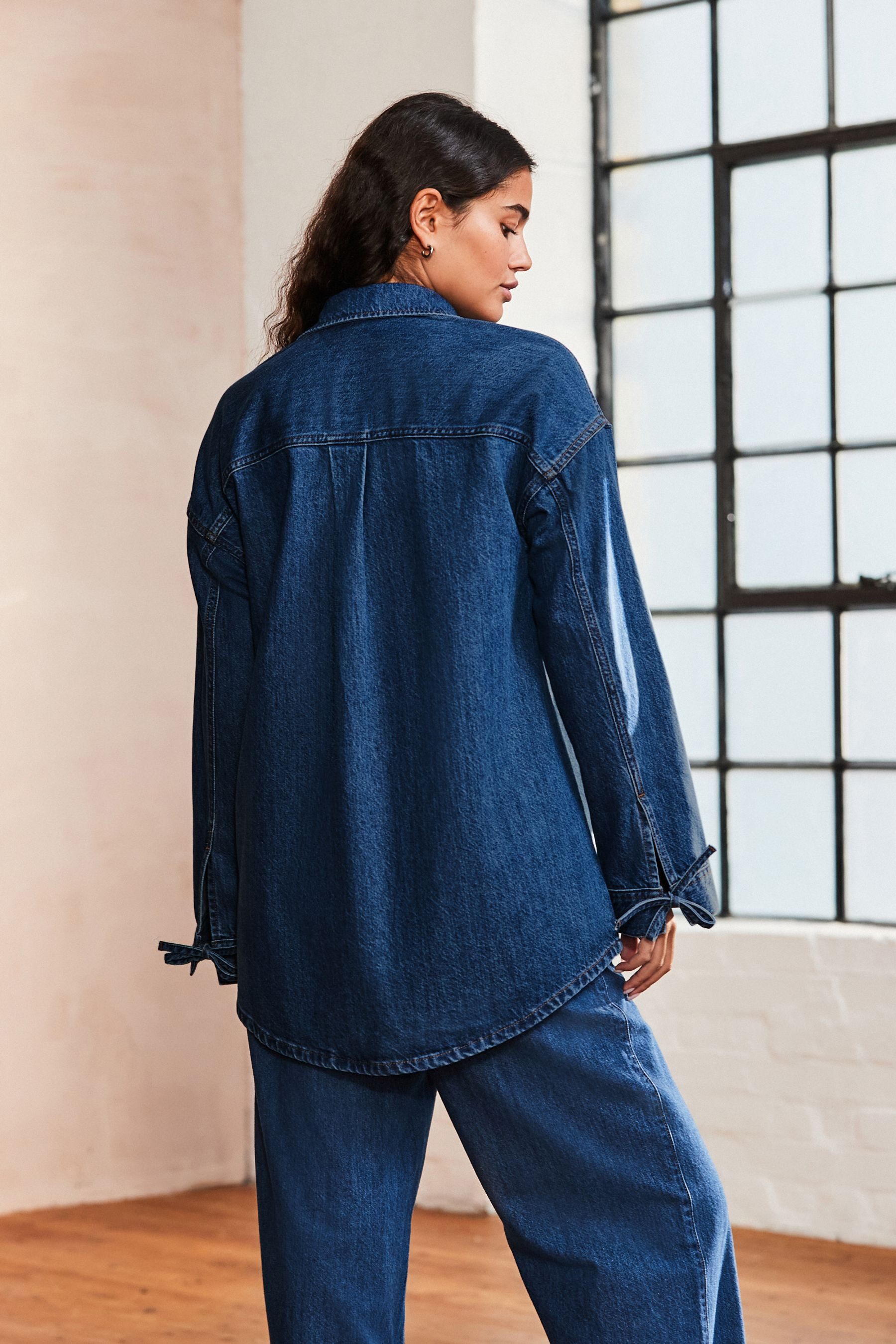 Next Jeanshemd Lockeres Jeanshemd im Relaxed günstig online kaufen