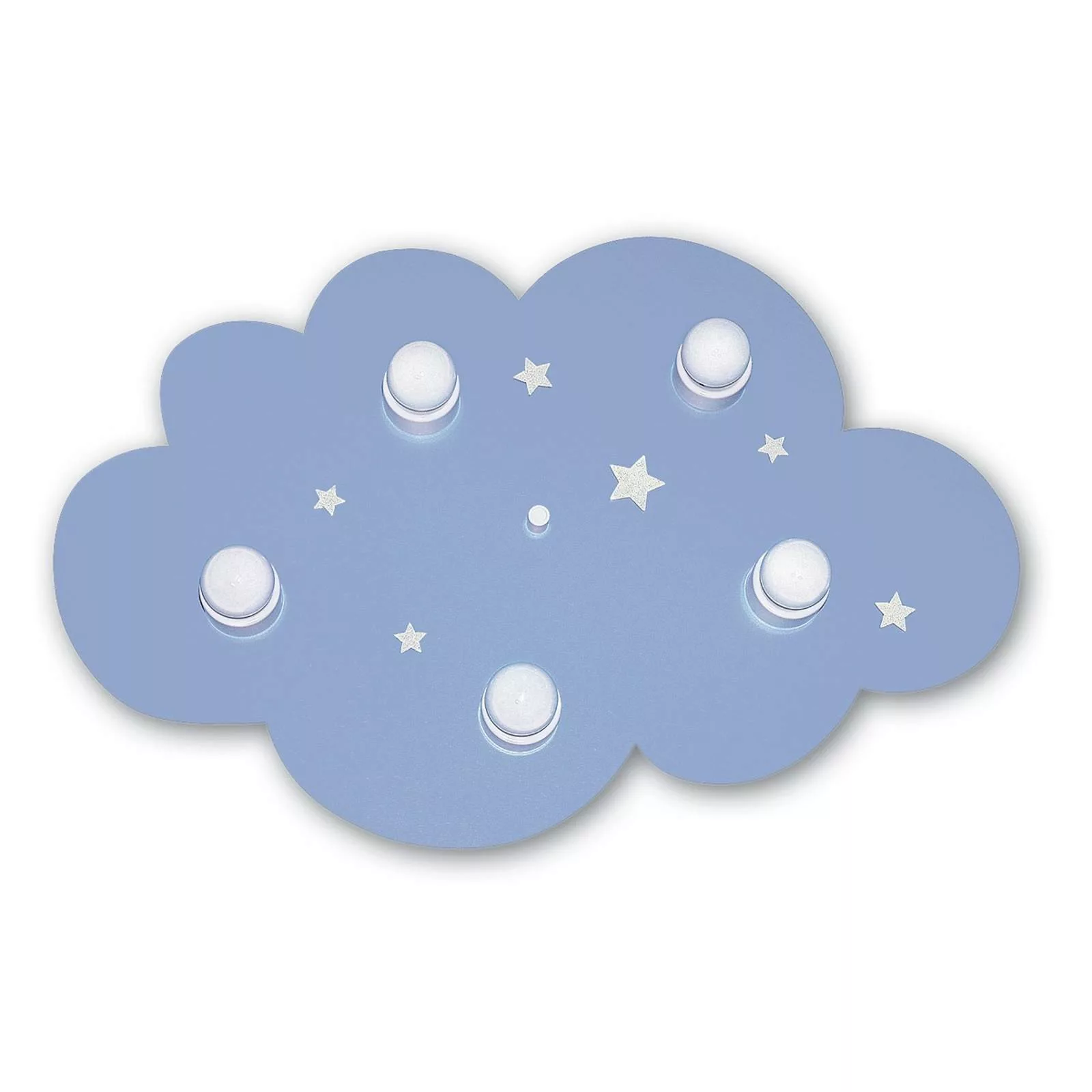 Deckenleuchte Wolke hellblau 5-flammig günstig online kaufen