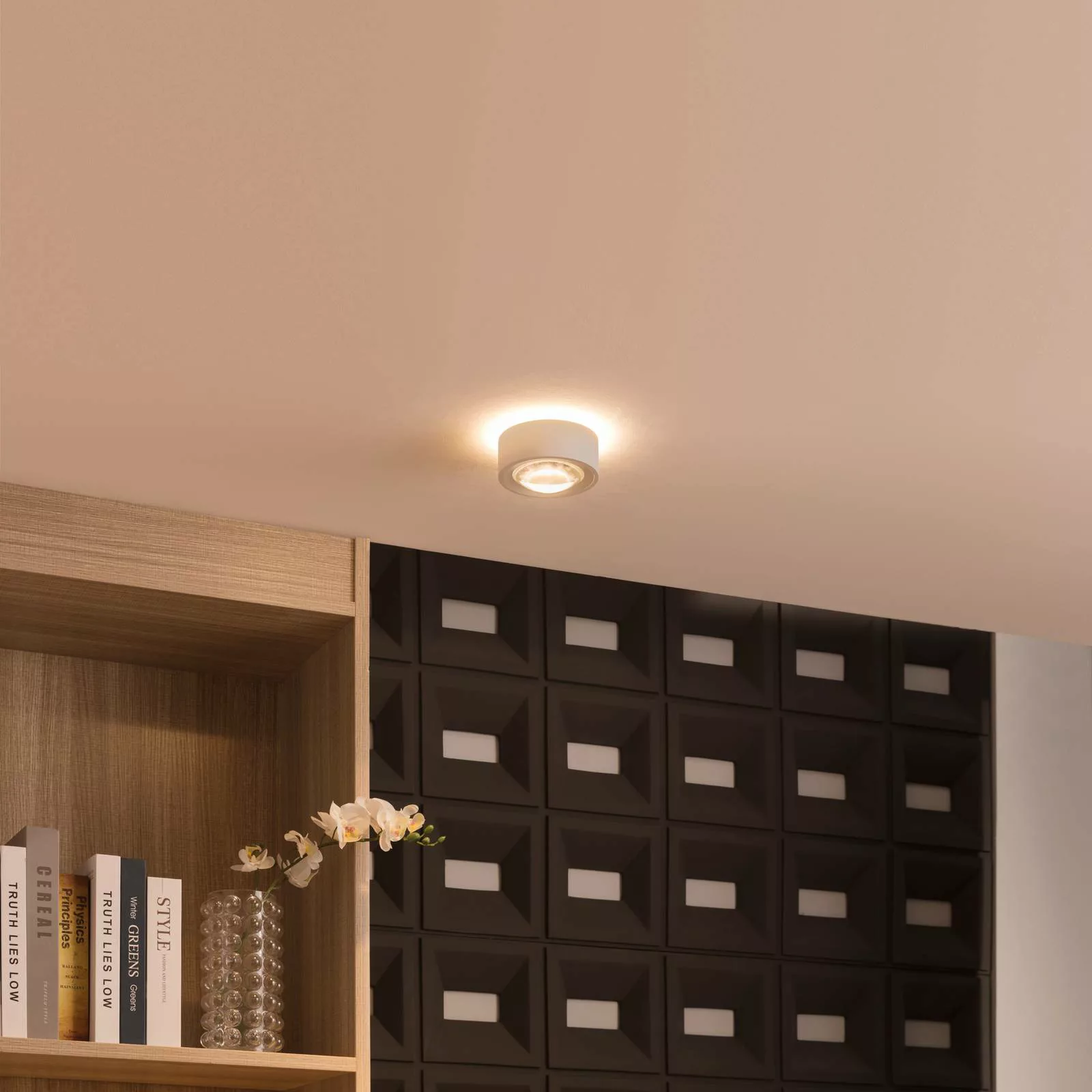 Arcchio Rotari LED-Deckenlampe, Linse, 2-fl. starr günstig online kaufen