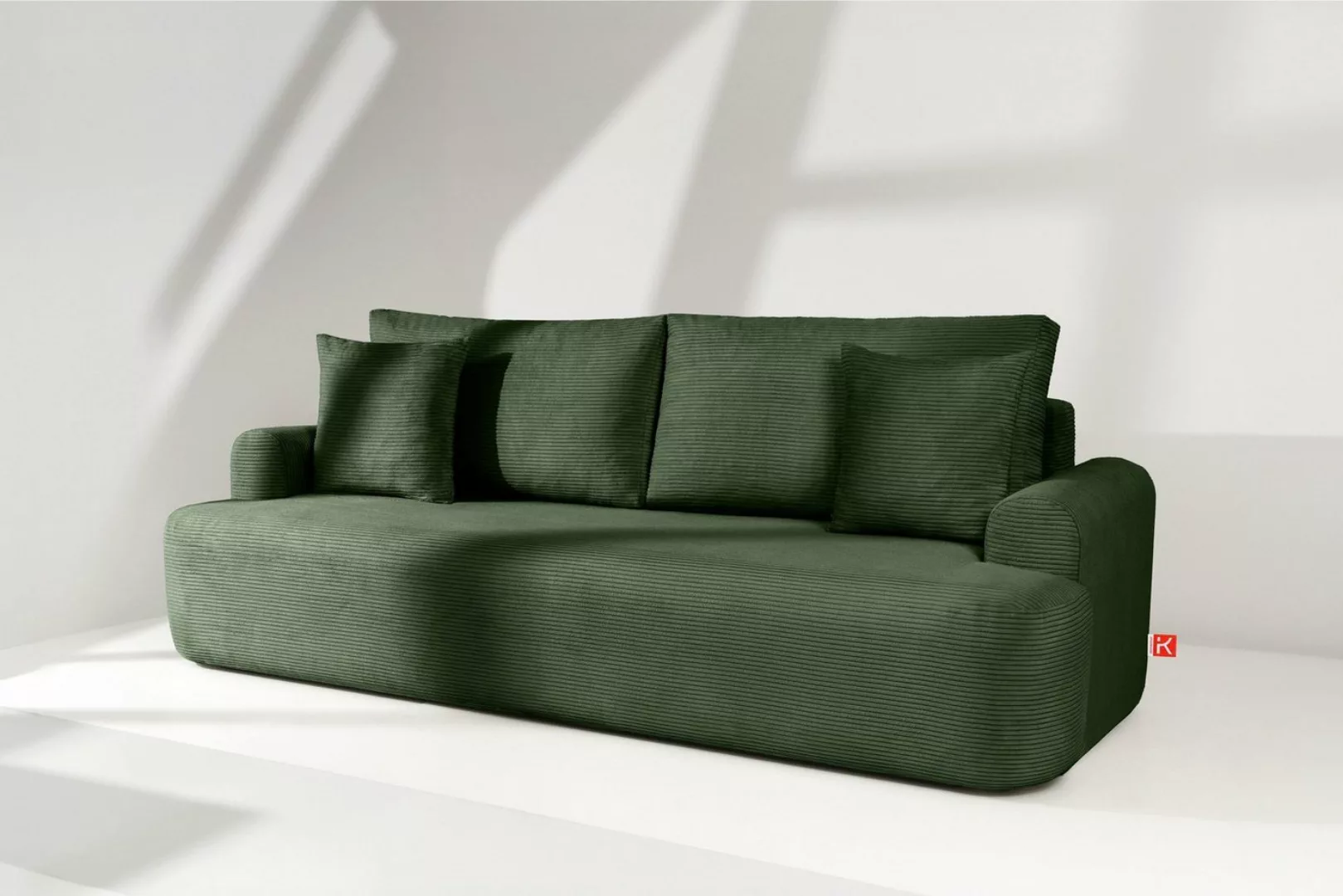 Konsimo 3-Sitzer Schlafsofa ELPHO 3-Personen, mit Schlaffunktion, hergestel günstig online kaufen