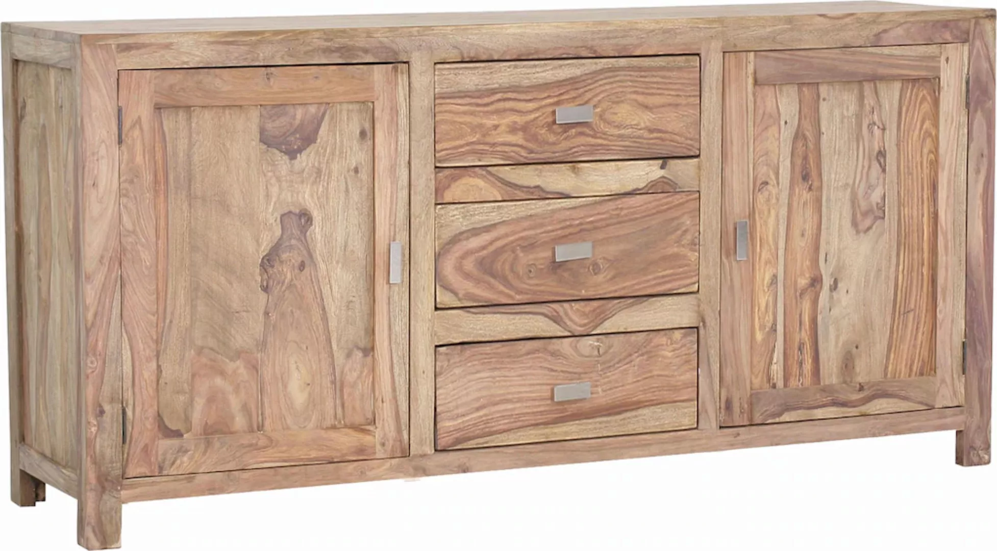 Gutmann Factory Sideboard "Inka", Kommode aus massivem Sheesham Holz, Breit günstig online kaufen