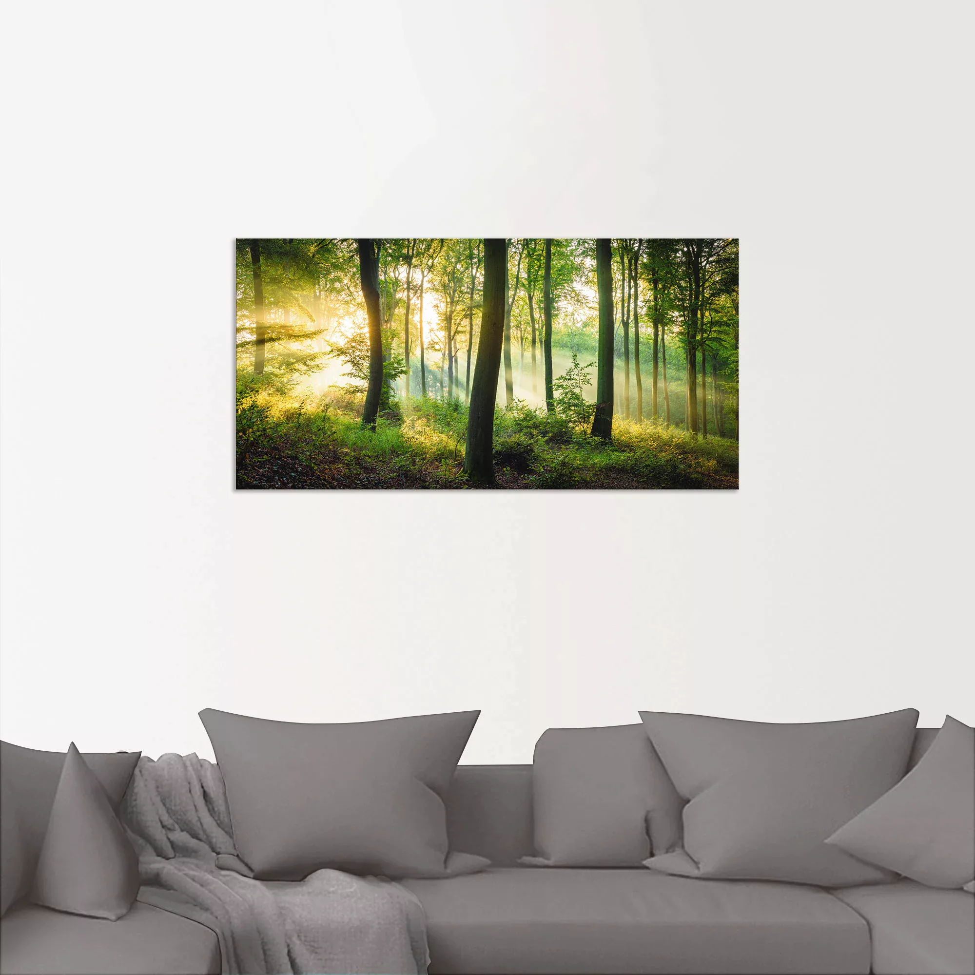 Artland Wandbild »Herbst im Wald II«, Waldbilder, (1 St.), als Alubild, Out günstig online kaufen