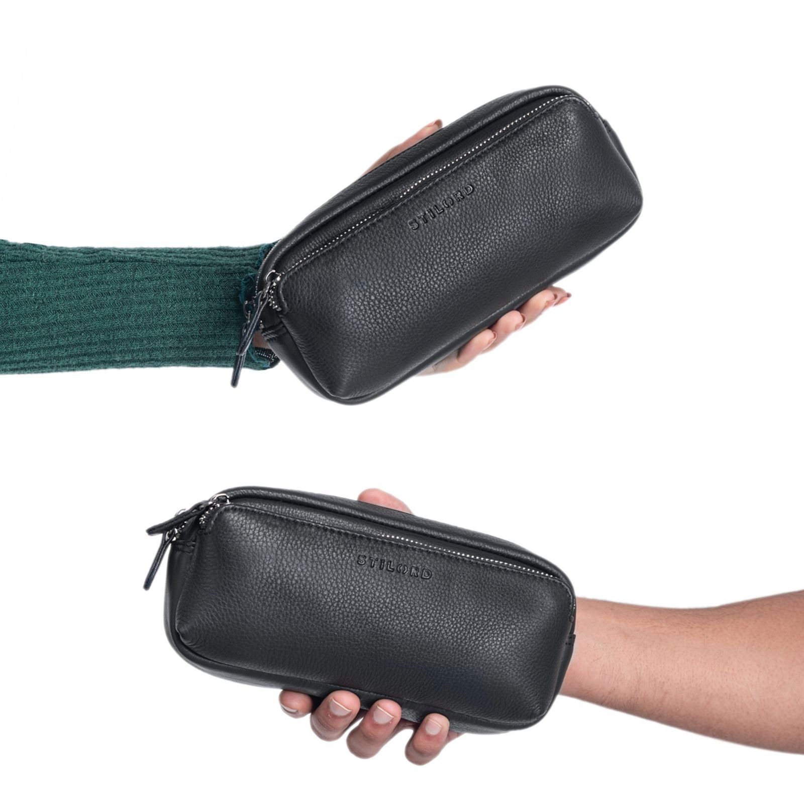 STILORD Etui "Melissa" Federmäppchen Leder Groß günstig online kaufen