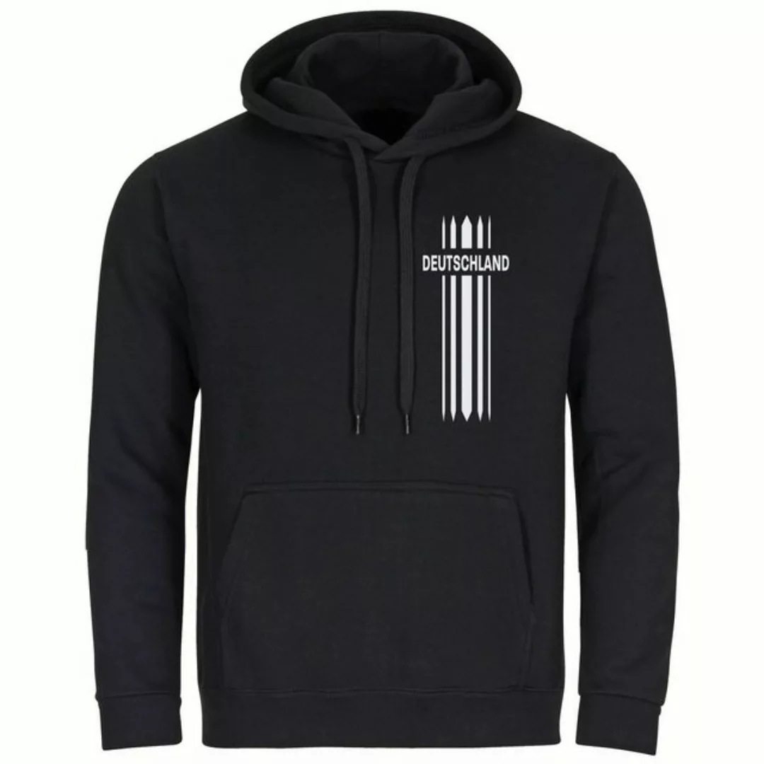 multifanshop Kapuzensweatshirt Deutschland - Streifen - Pullover günstig online kaufen