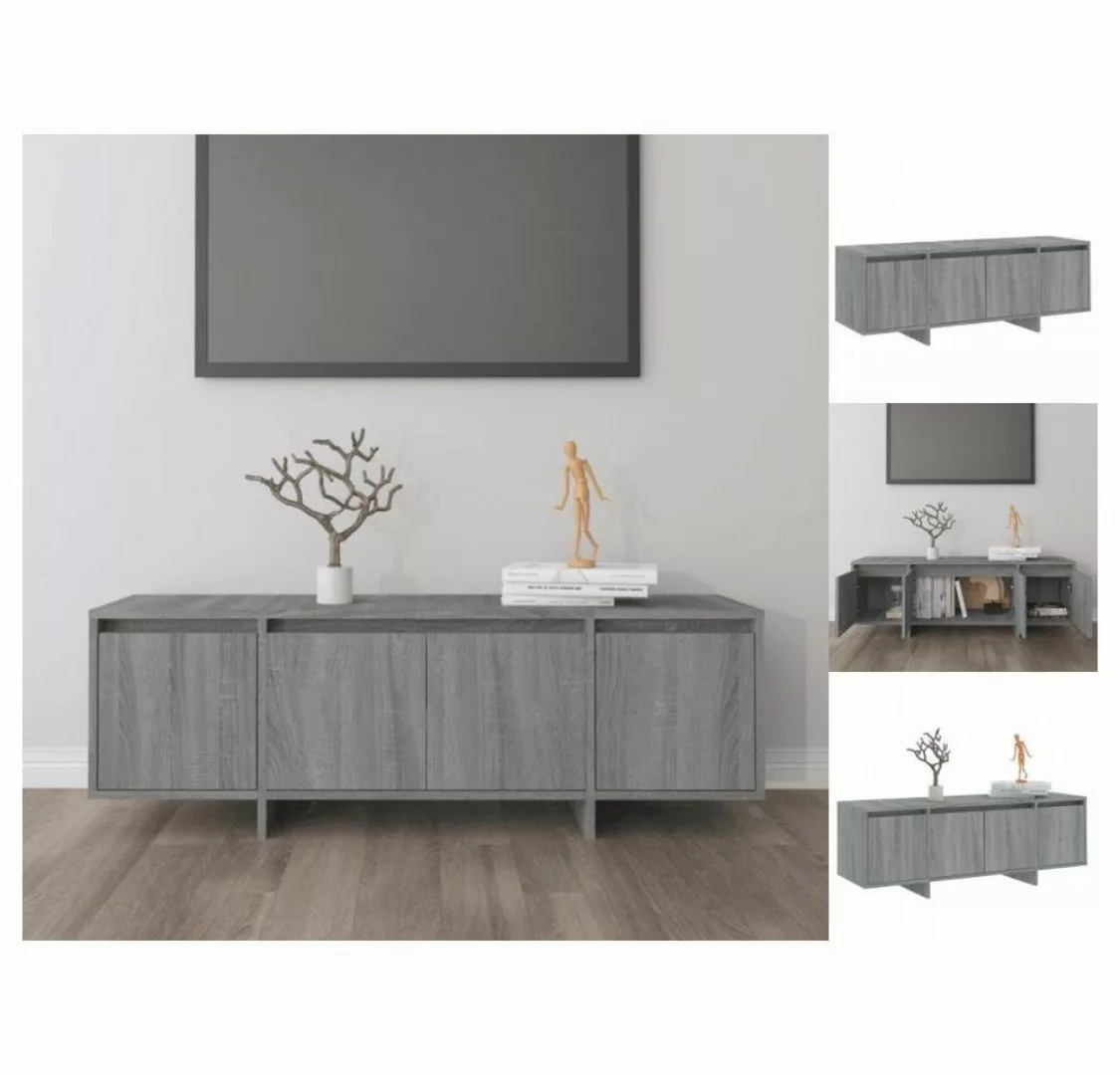 vidaXL TV-Schrank TV-Schrank Sonoma-Eiche Grau 120x30x40,5 cm Spanplatte Lo günstig online kaufen