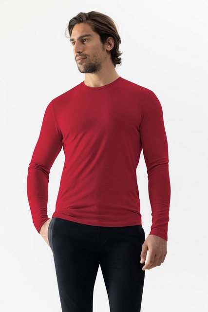 Mey Pyjamaoberteil Mey Longsleeve Serie Relax 36071 True Red (1 Stück, 1-tl günstig online kaufen