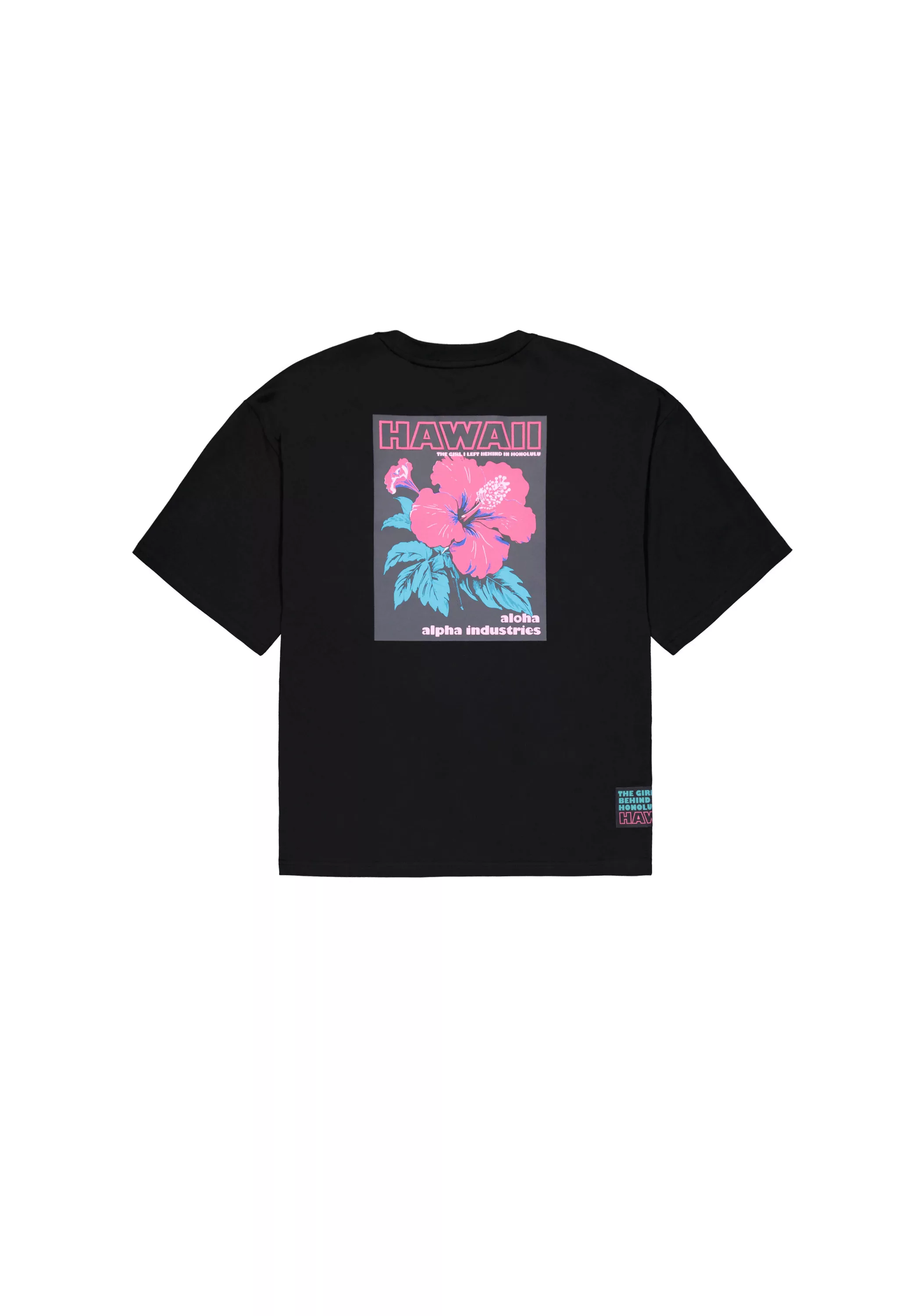 Alpha Industries T-Shirt "Aloha Flower Backprint T-Shirt" günstig online kaufen